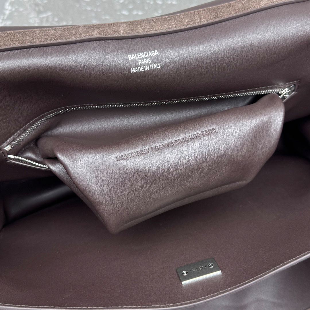 Balenciaga Rodeo Handbag Medium In Light Espresso - DesignerGu