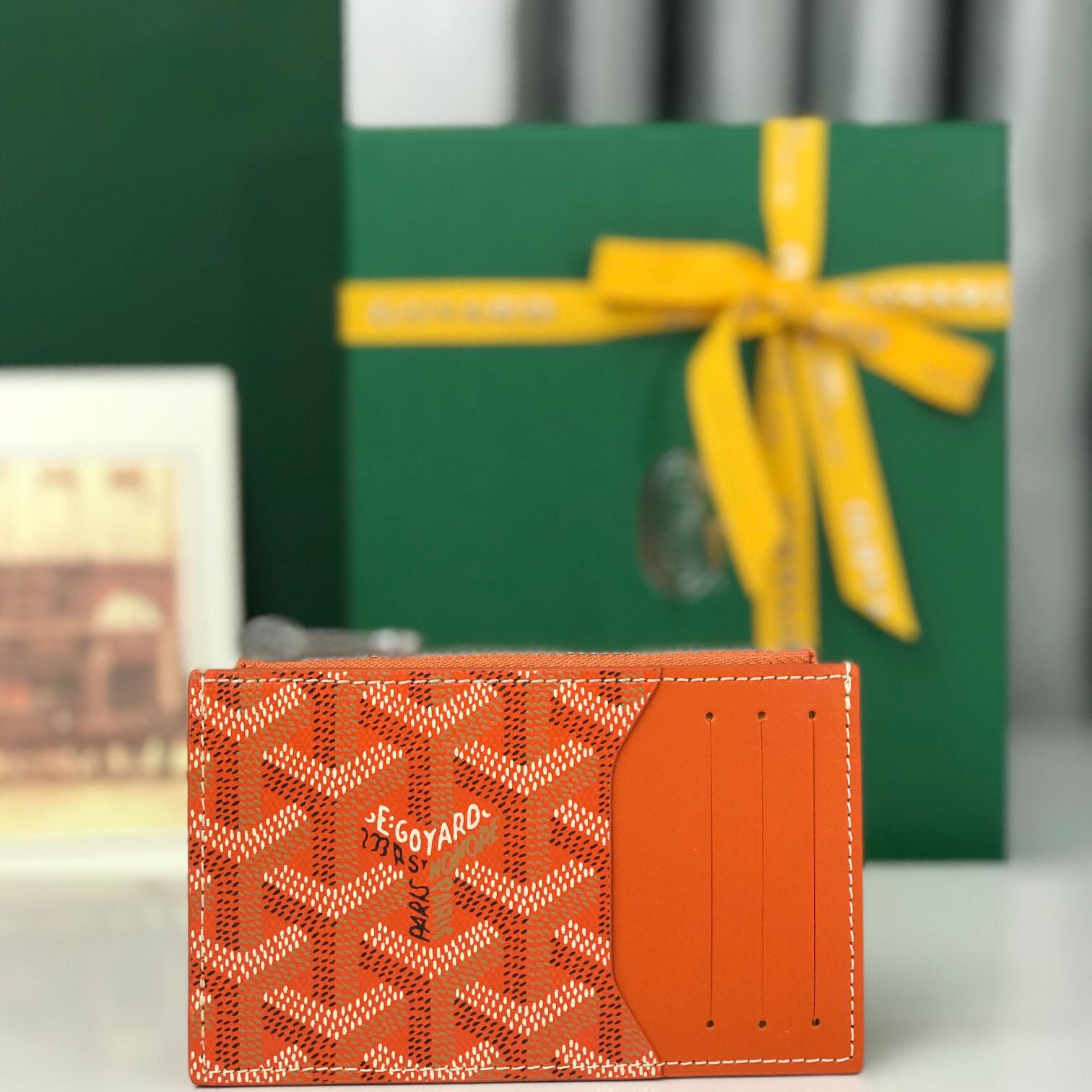 Goyard Bourbon Zipped Card Holder - DesignerGu
