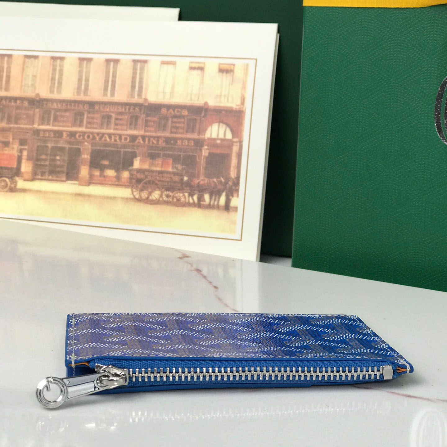 Goyard Bourbon Zipped Card Holder - DesignerGu