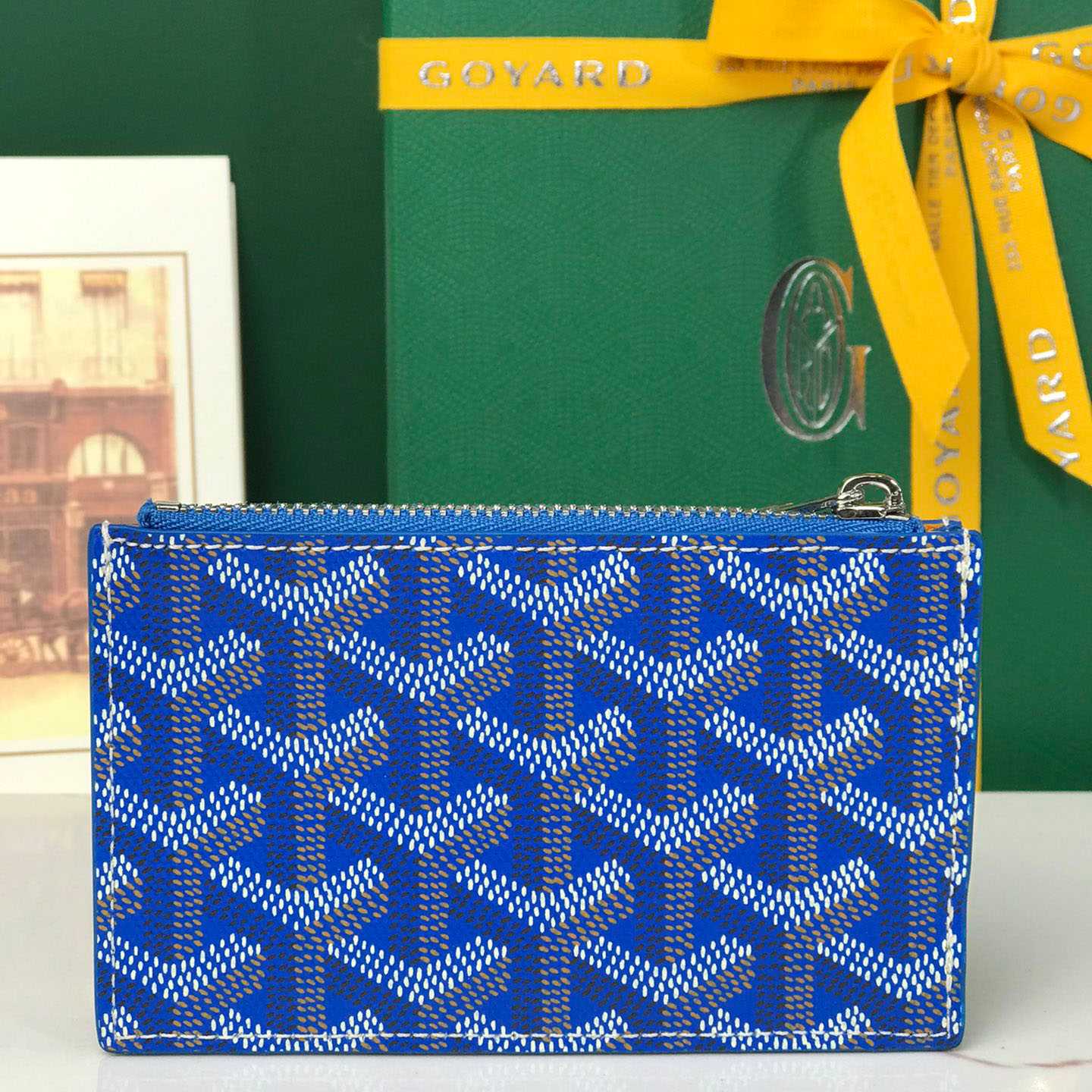 Goyard Bourbon Zipped Card Holder - DesignerGu