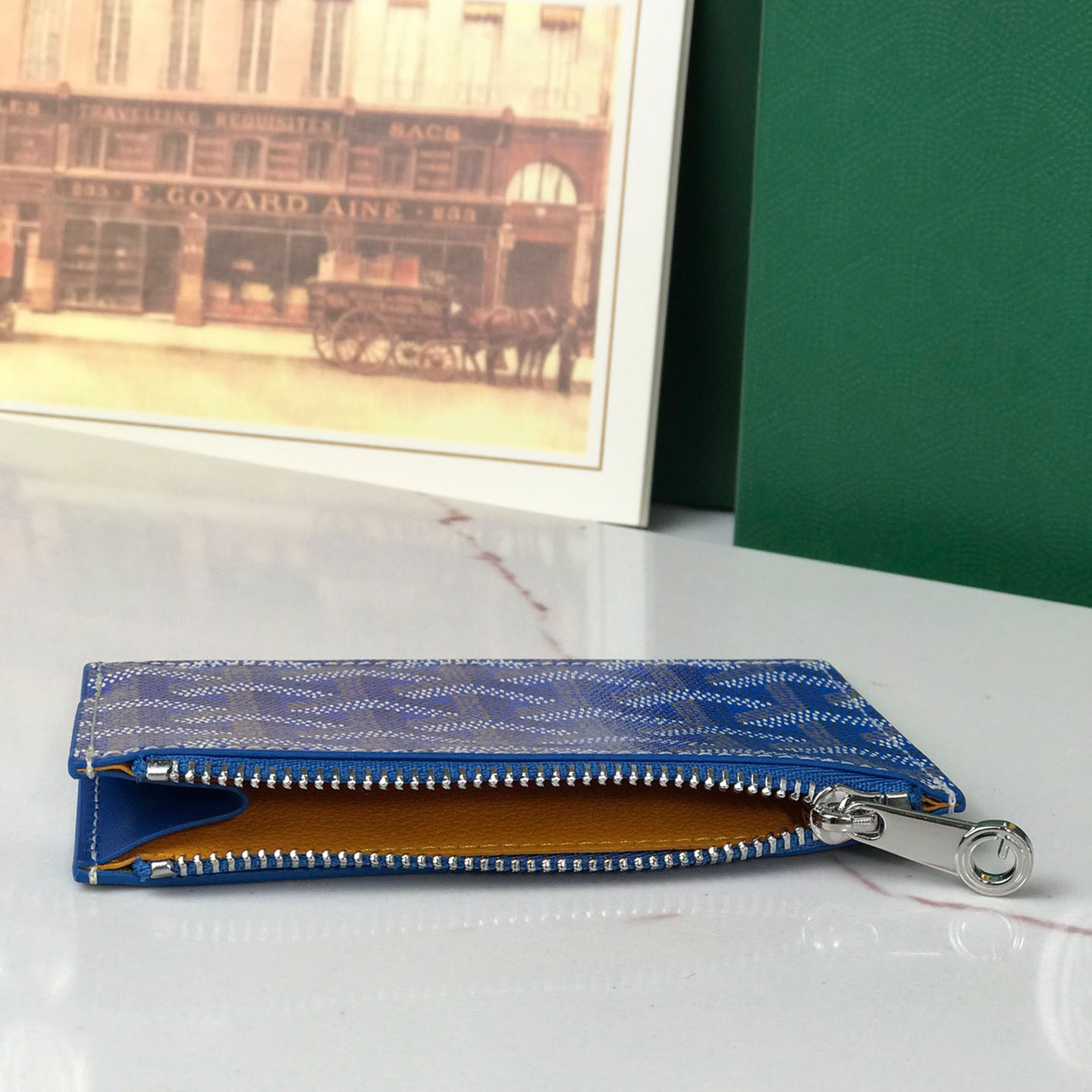 Goyard Bourbon Zipped Card Holder - DesignerGu