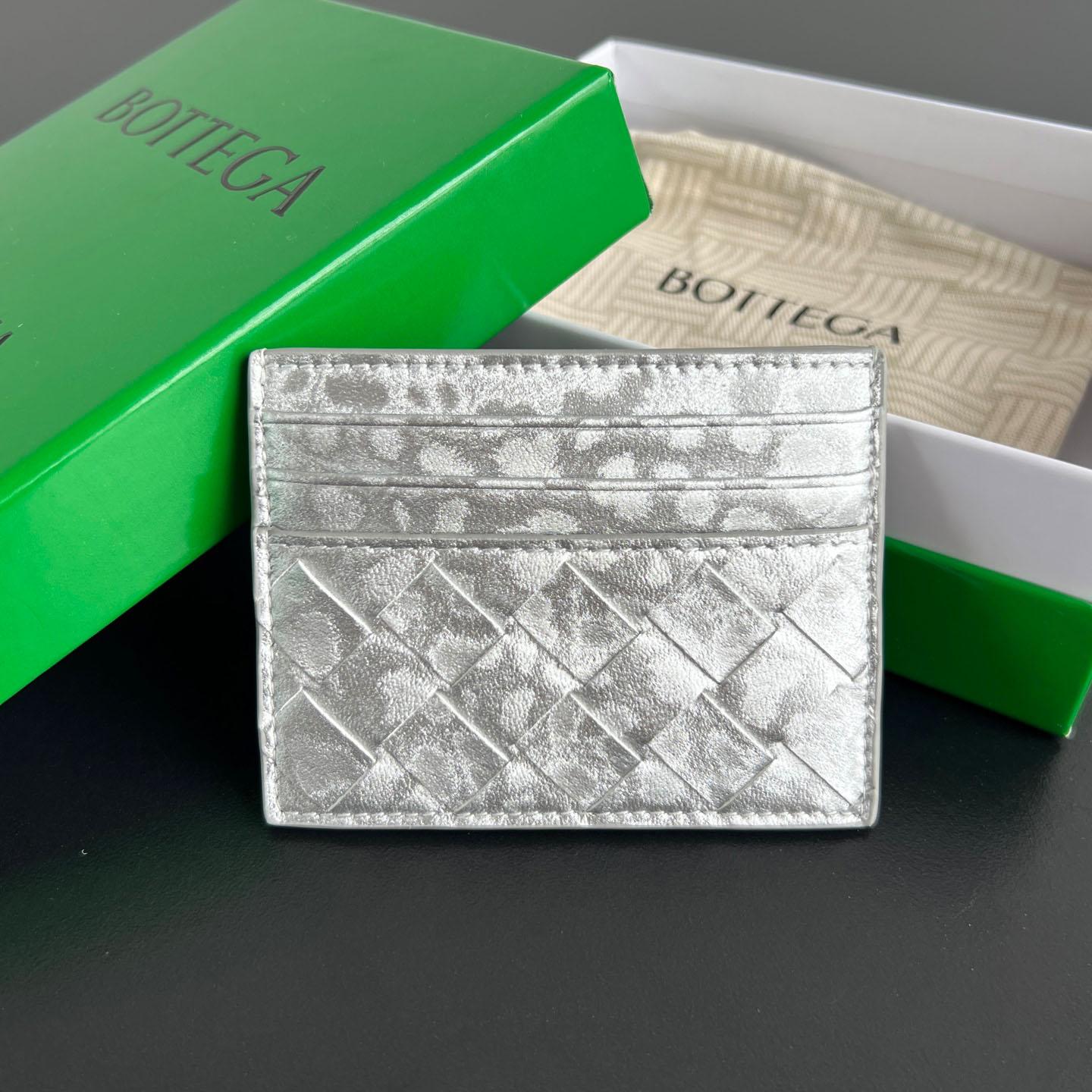 Bottega Veneta Intrecciato Credit Card Case - DesignerGu