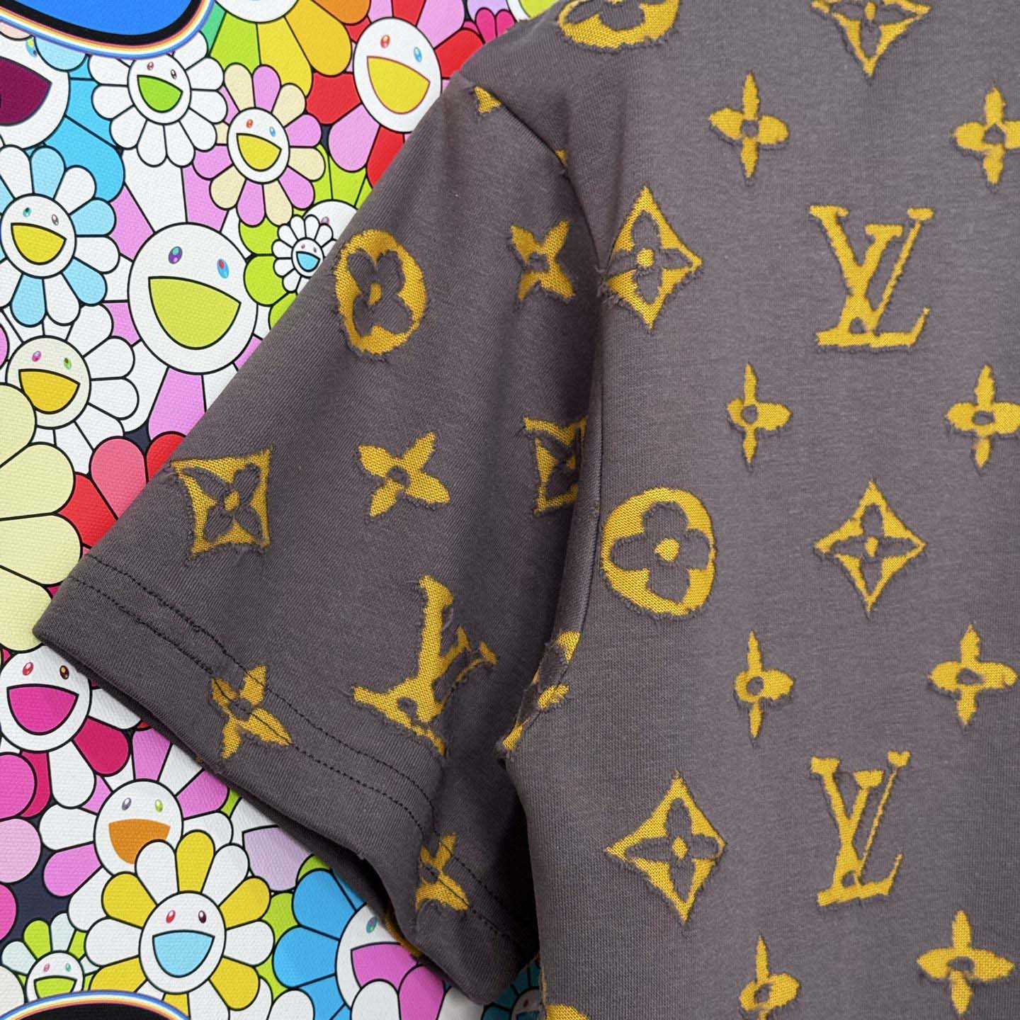 Louis Vuitton Monogram Short-Sleeved Crewneck - DesignerGu