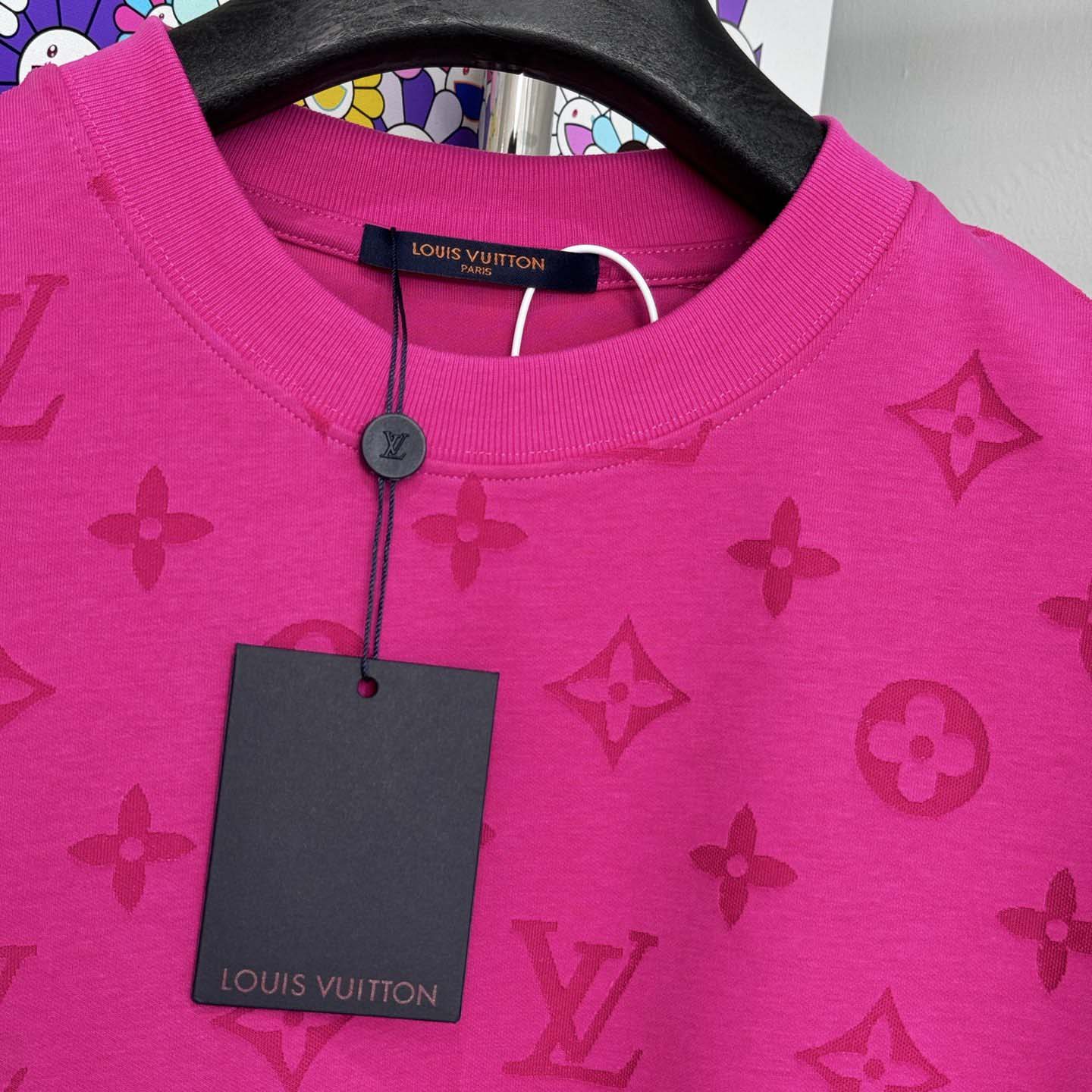Louis Vuitton Monogram Short-Sleeved Crewneck - DesignerGu