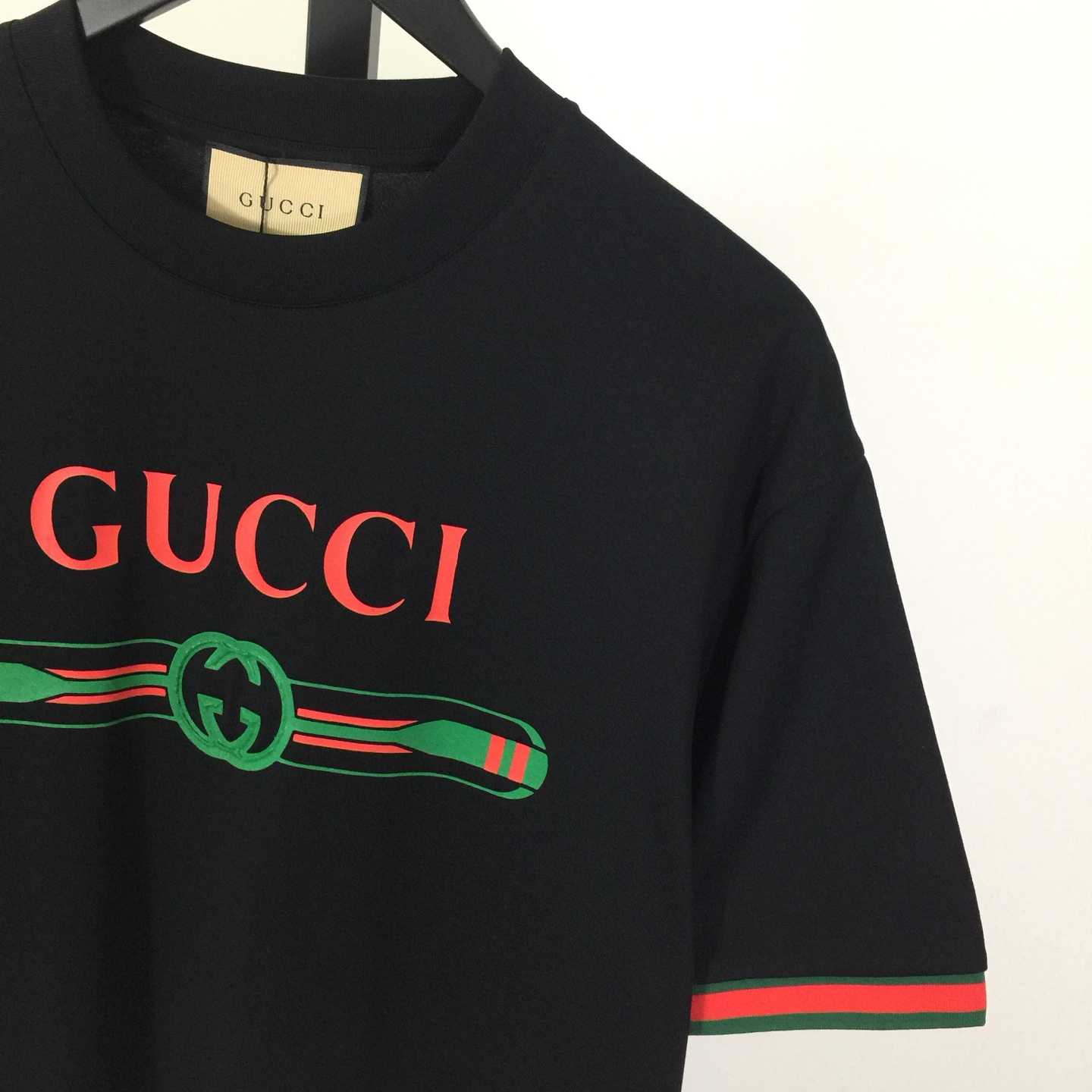 Gucci Jersey T-shirt With Print  - DesignerGu