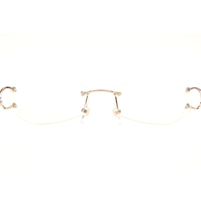 Cartier CT 4193831 Eyeglasses In Silver - DesignerGu