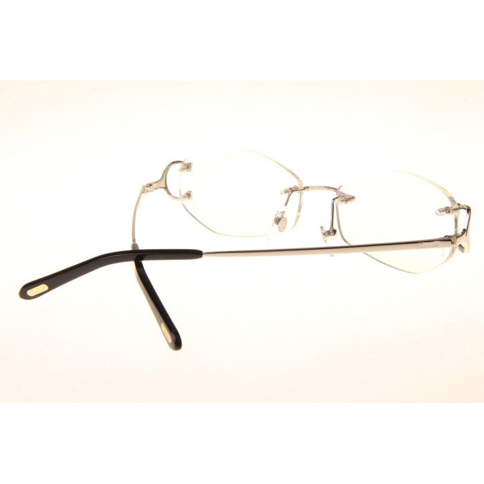 Cartier CT 4193831 Eyeglasses In Silver - DesignerGu