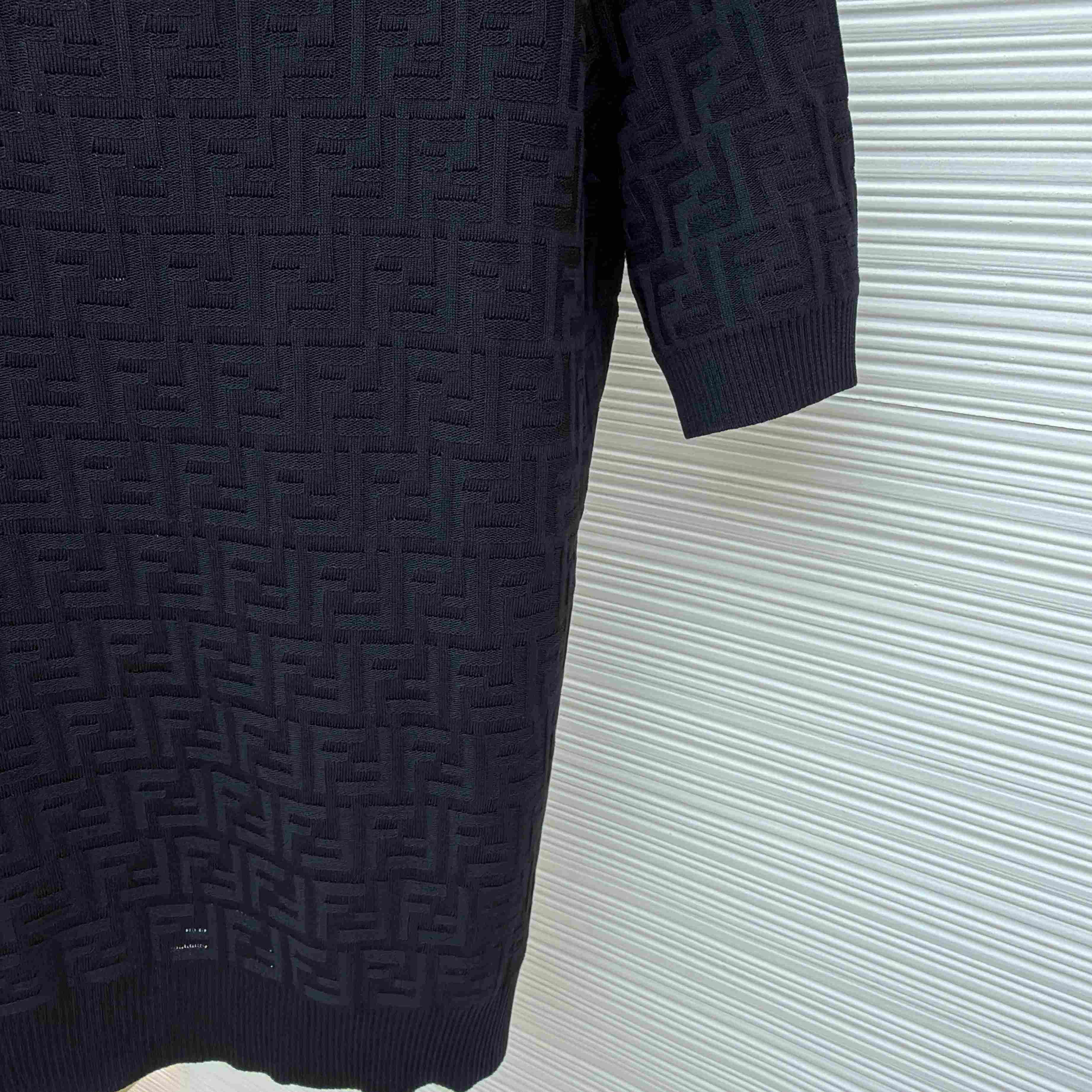 Fendi  Black FF Cotton Pullover - DesignerGu