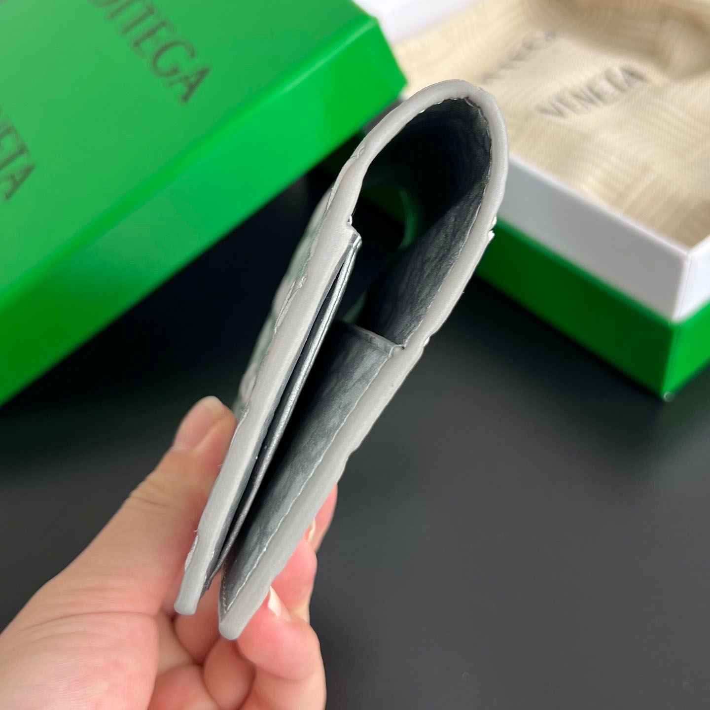 Bottega Veneta Intrecciato Passport Case - DesignerGu