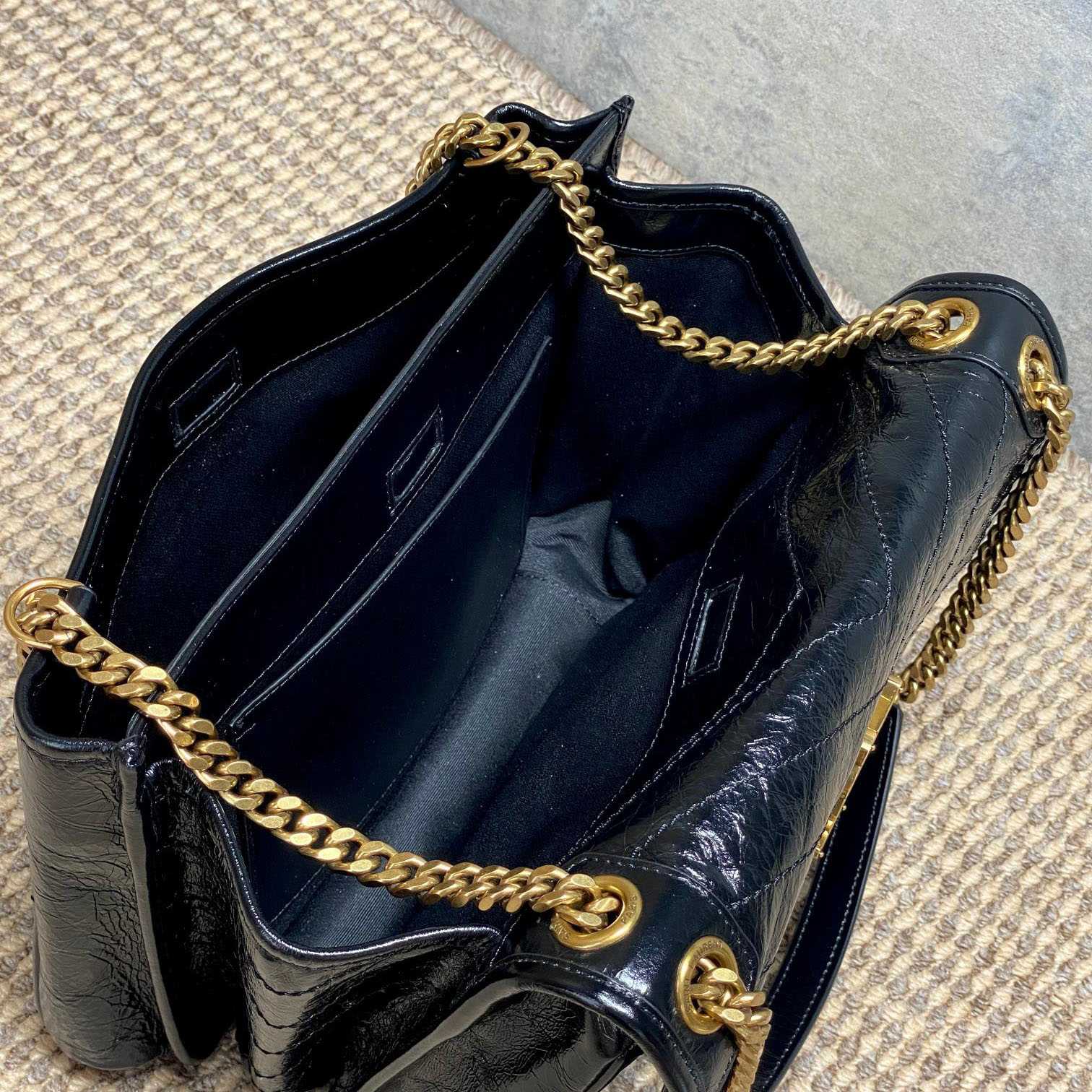 Saint Laurent NIKI TRIPOUCH In Vintage Leather - DesignerGu