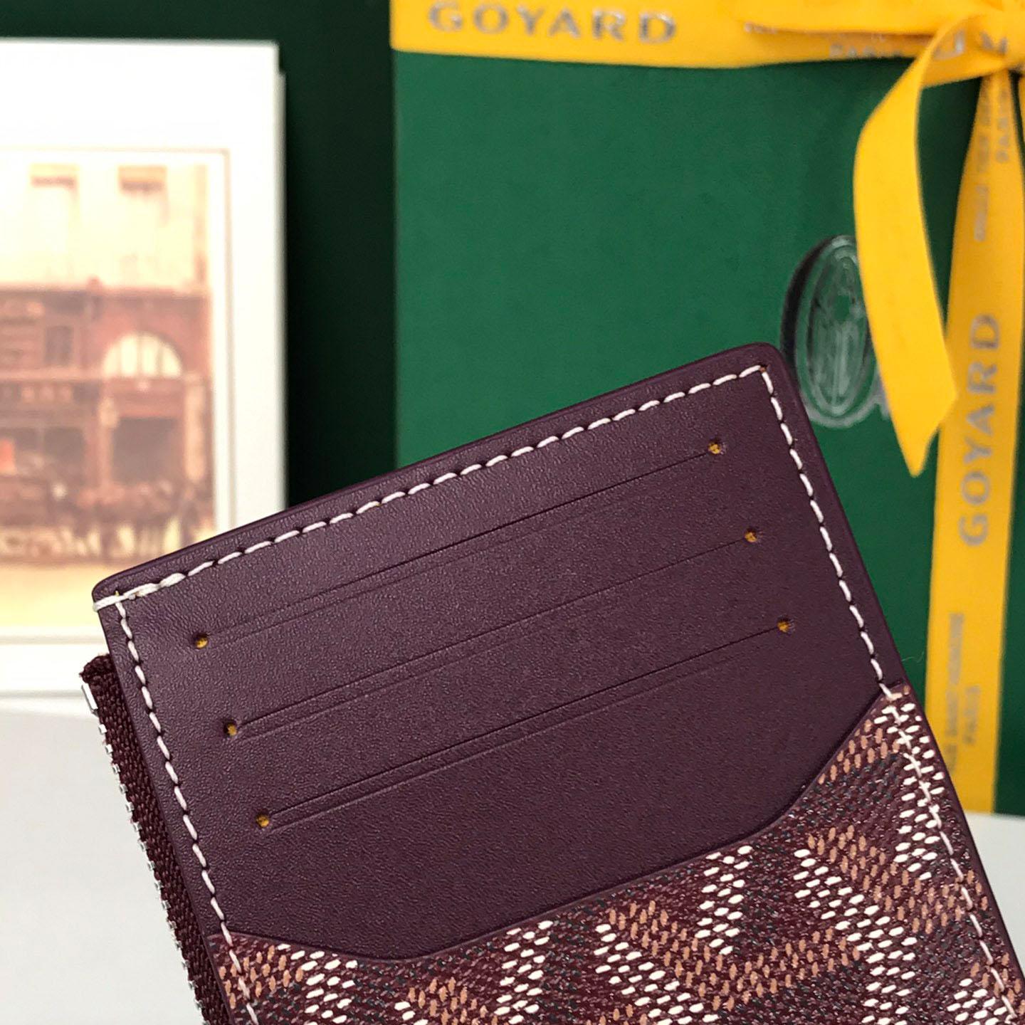 Goyard Bourbon Zipped Card Holder - DesignerGu