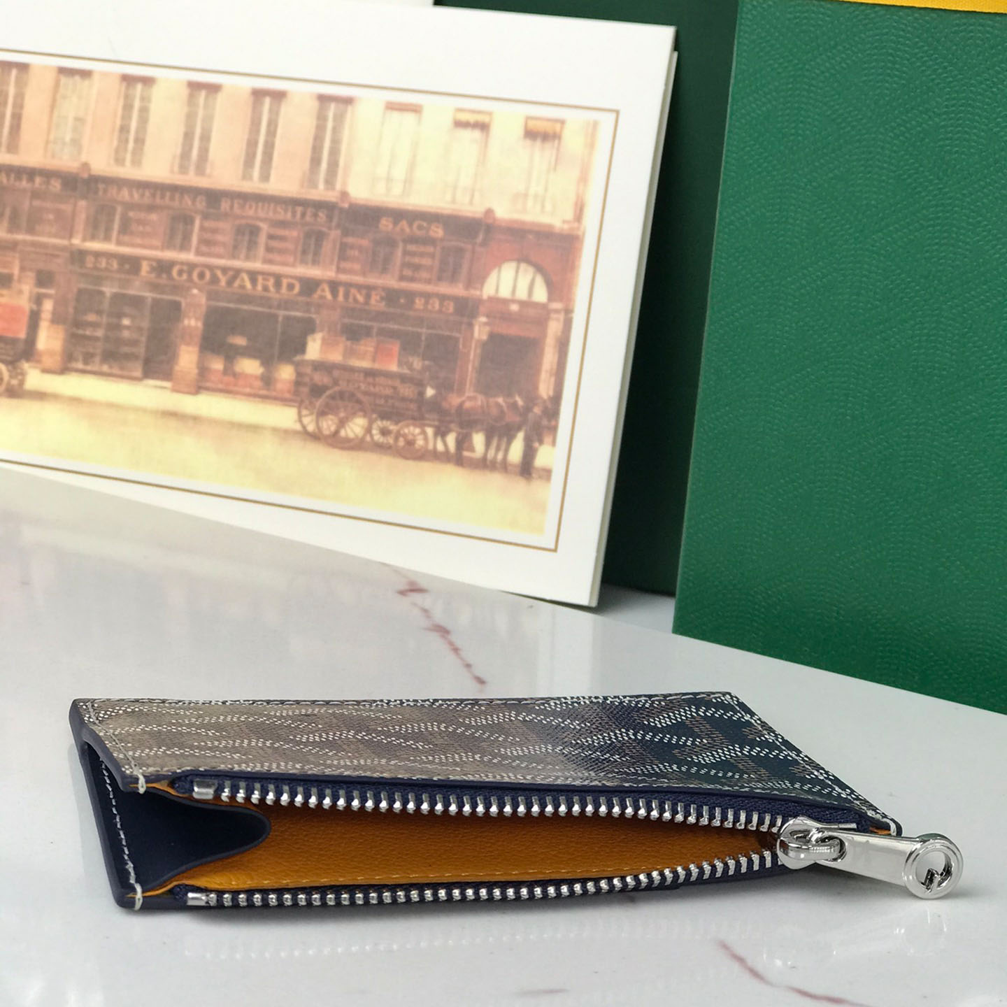 Goyard Bourbon Zipped Card Holder - DesignerGu