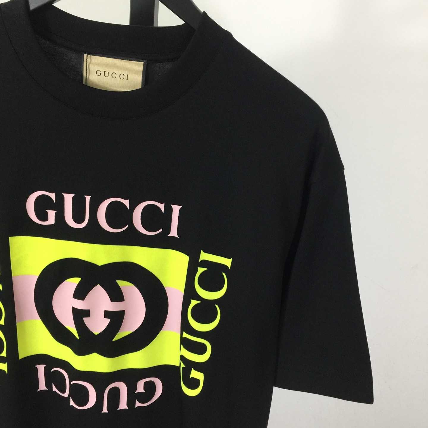 Gucci Jersey T-shirt With Print  - DesignerGu