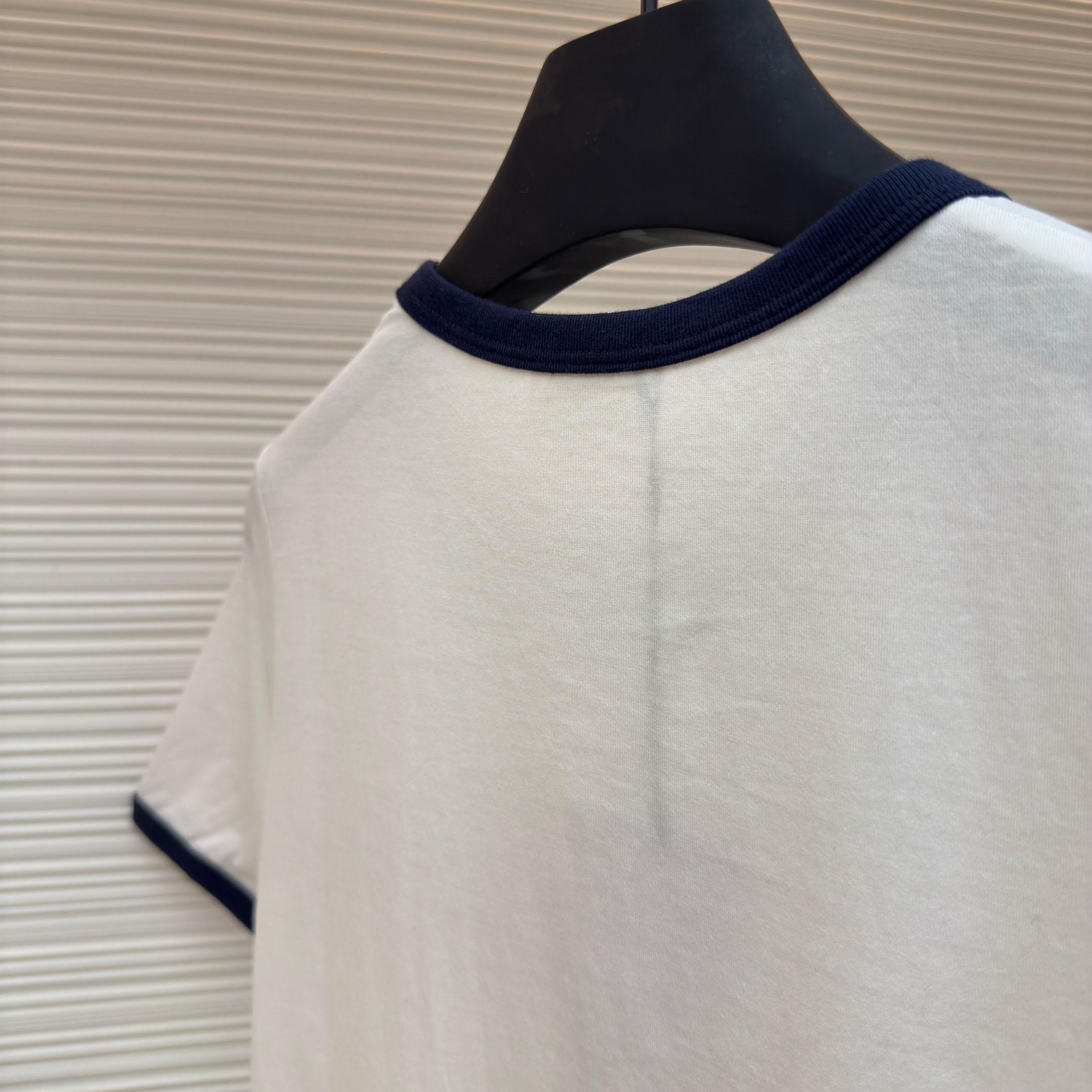 celine Paris T-shirt In Cotton Jersey - DesignerGu