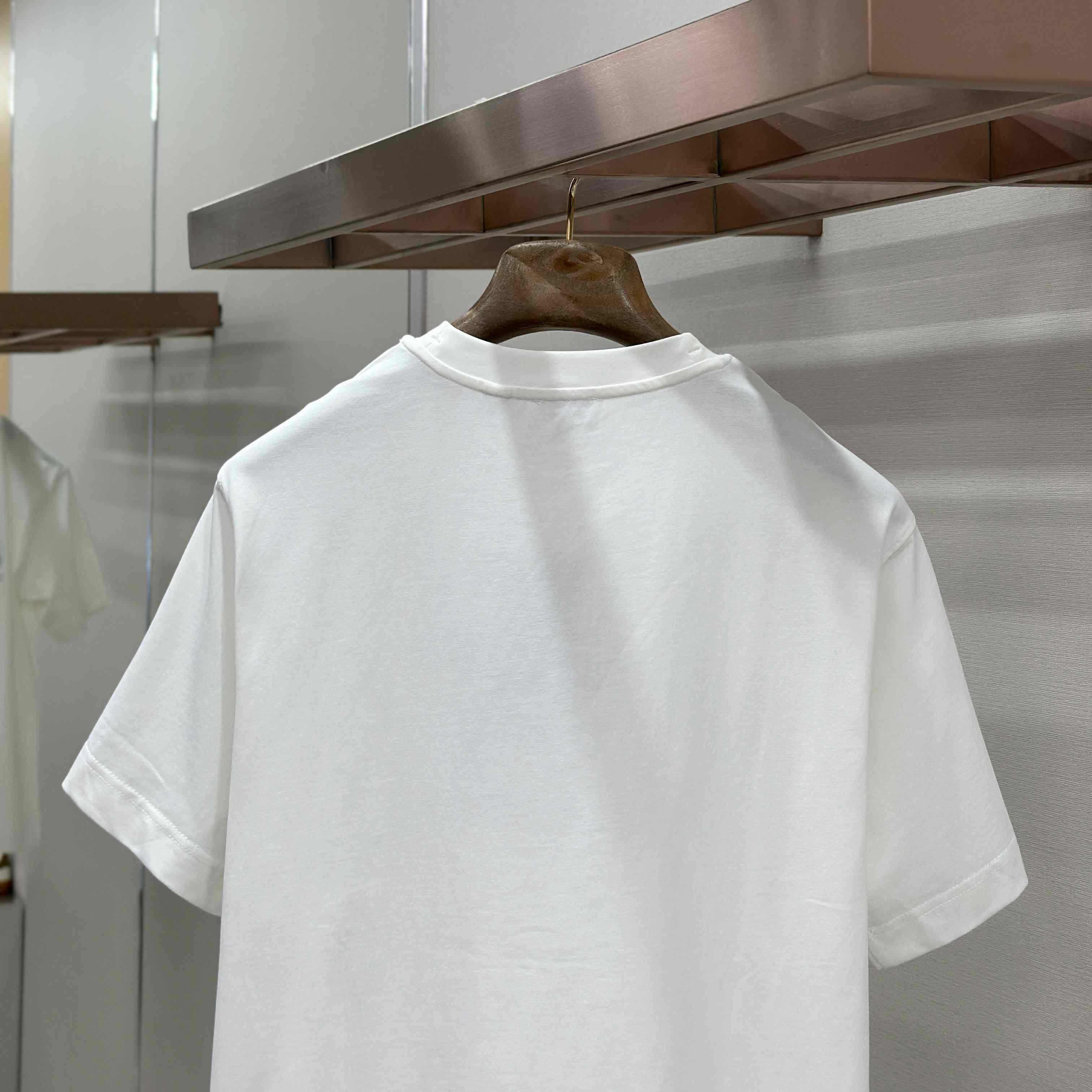 Burberry Knight Stamp Cotton T-shirt - DesignerGu