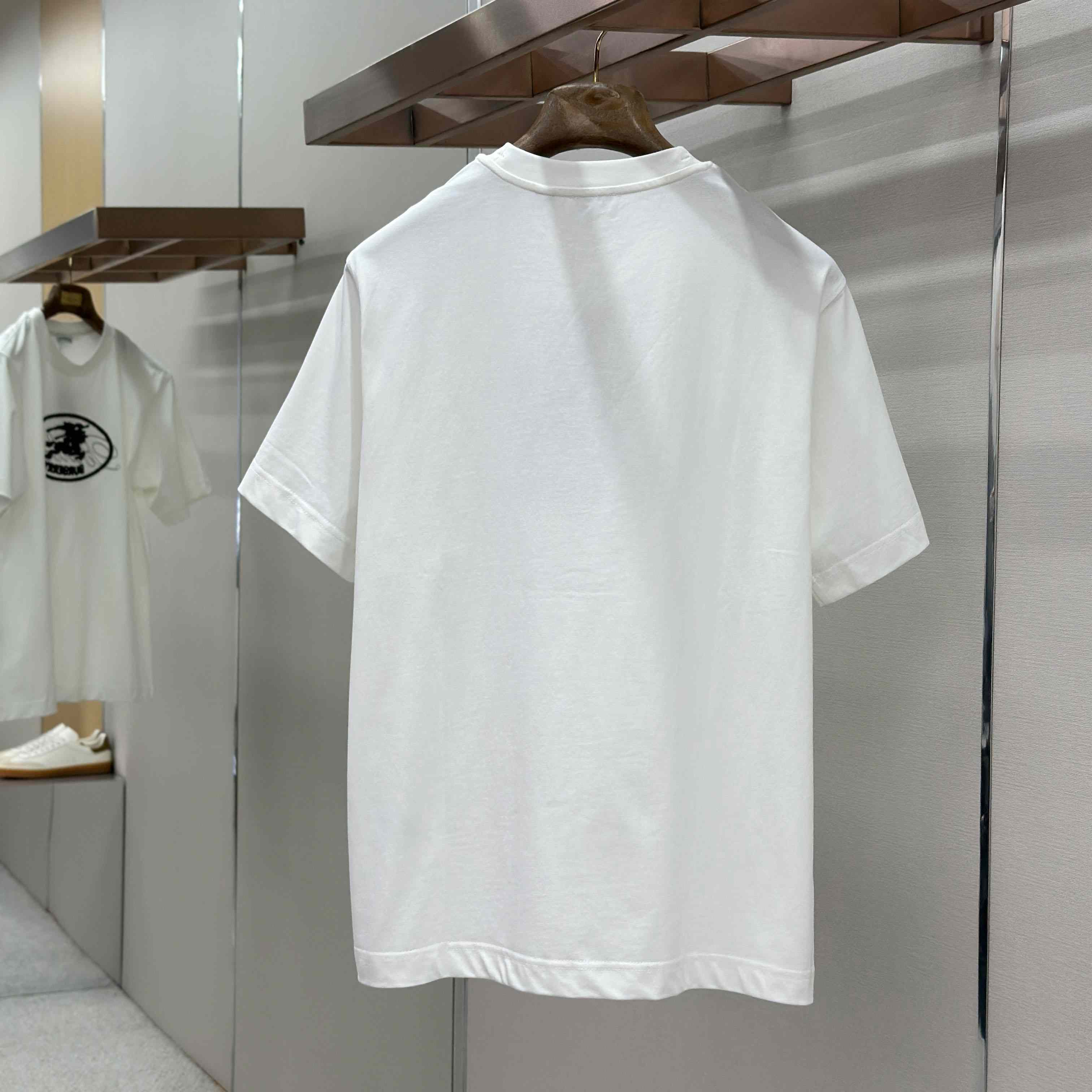 Burberry Knight Stamp Cotton T-shirt - DesignerGu