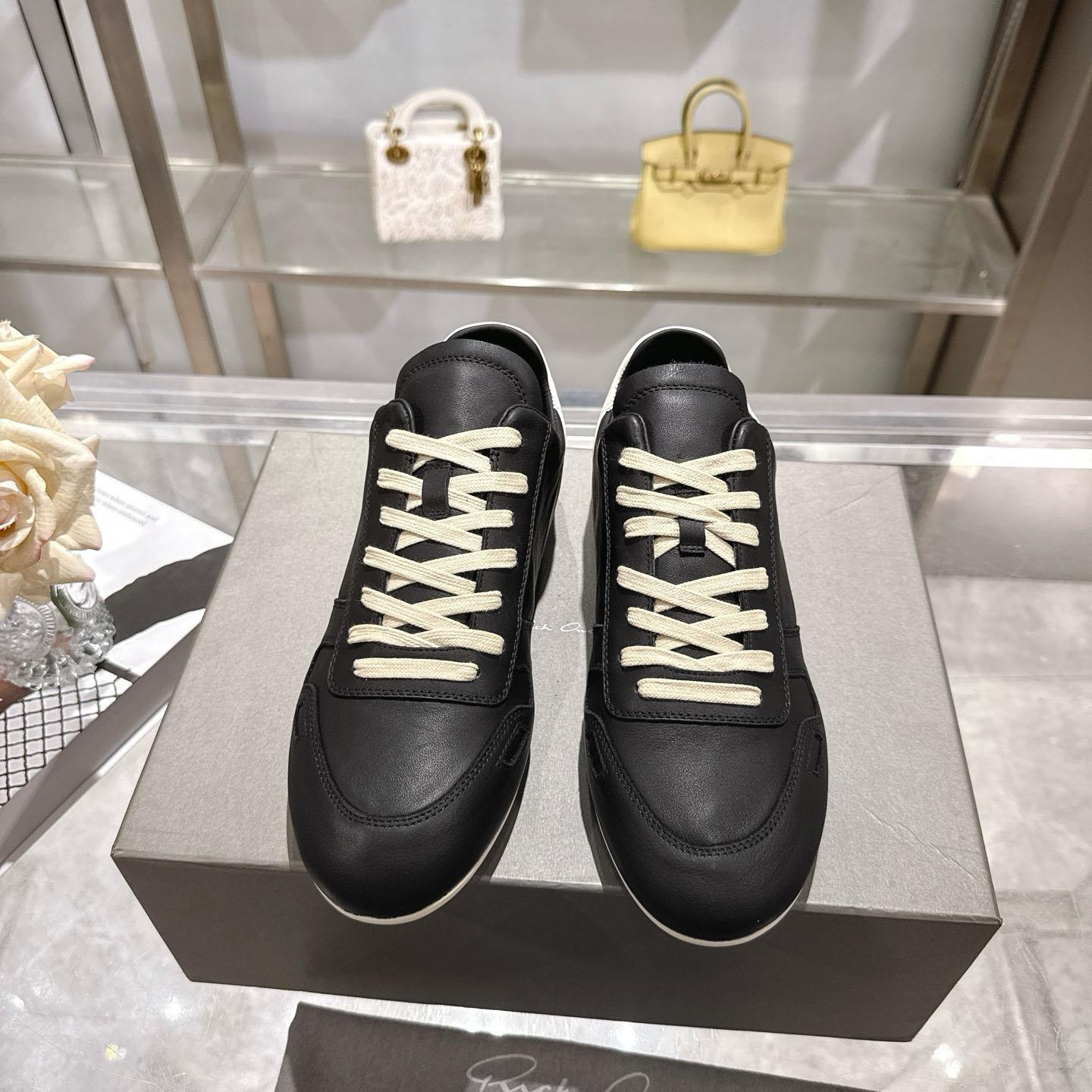 Rick Owens Concordians Minimal Sneaker 'Black Milk' - DesignerGu