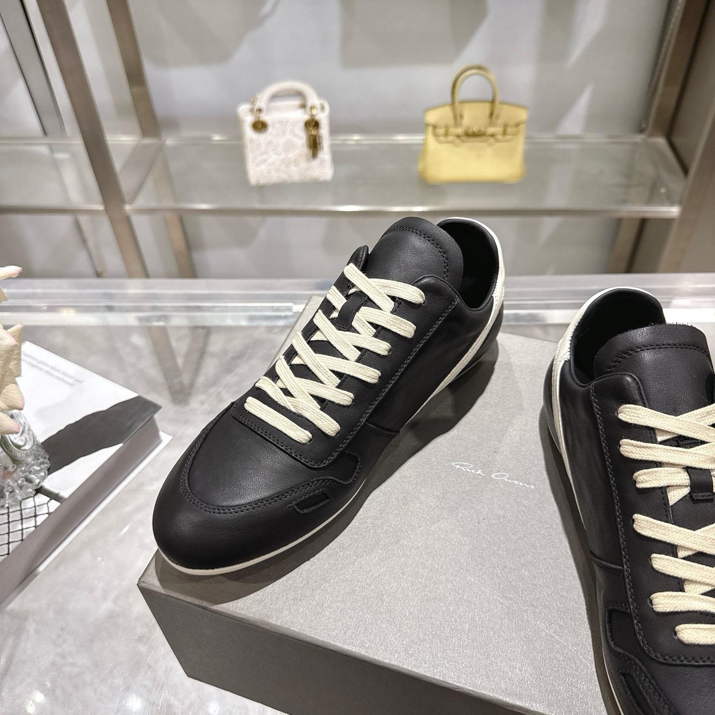 Rick Owens Concordians Minimal Sneaker 'Black Milk' - DesignerGu