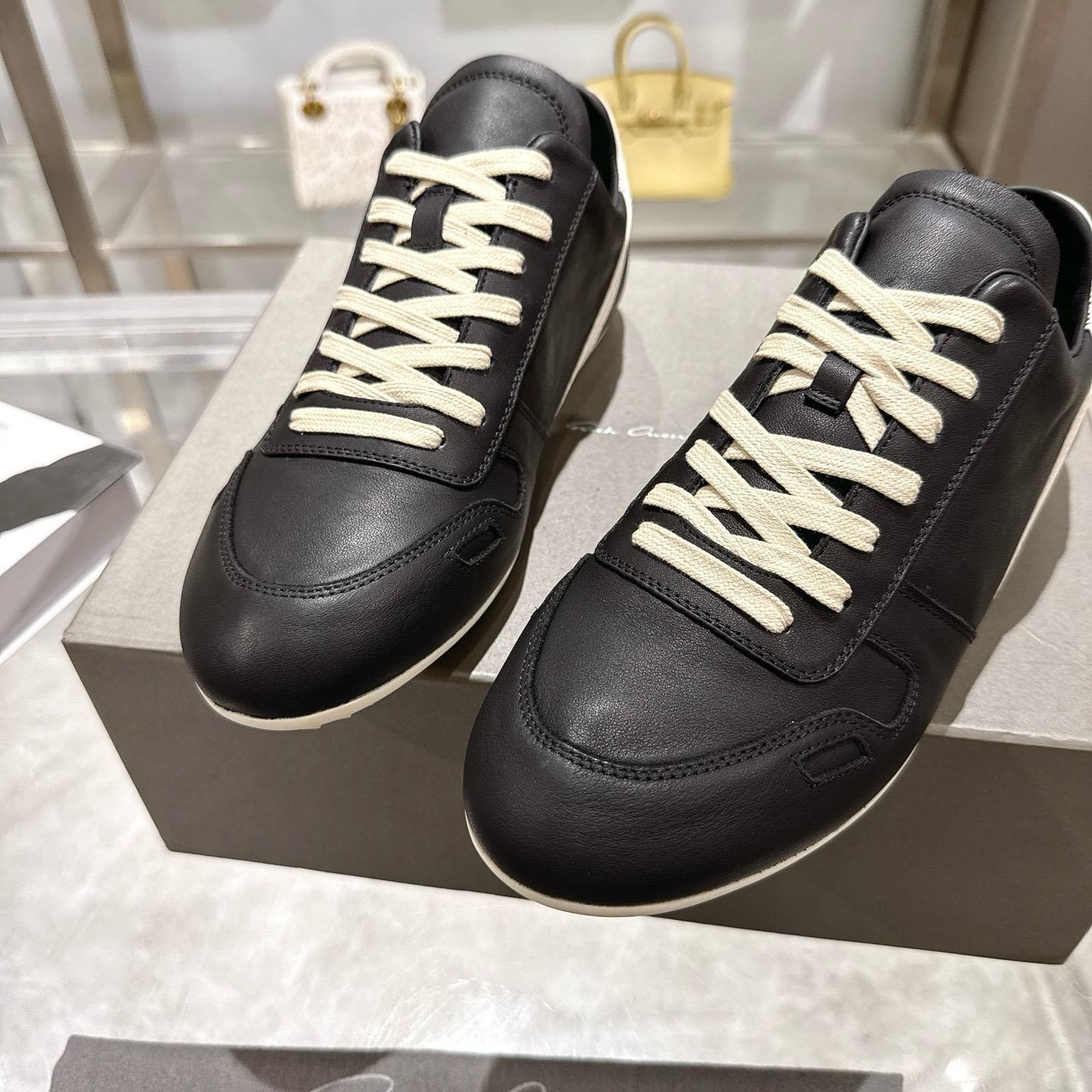 Rick Owens Concordians Minimal Sneaker 'Black Milk' - DesignerGu