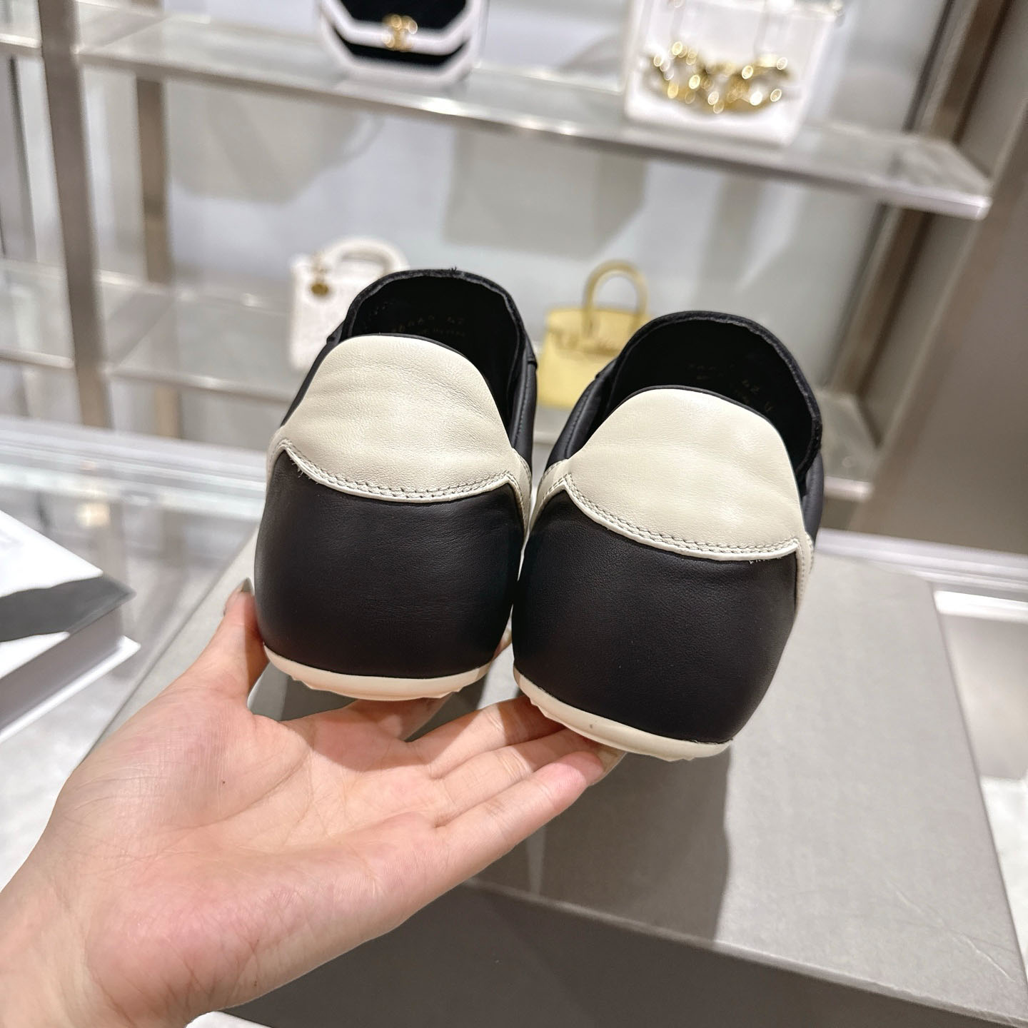 Rick Owens Concordians Minimal Sneaker 'Black Milk' - DesignerGu