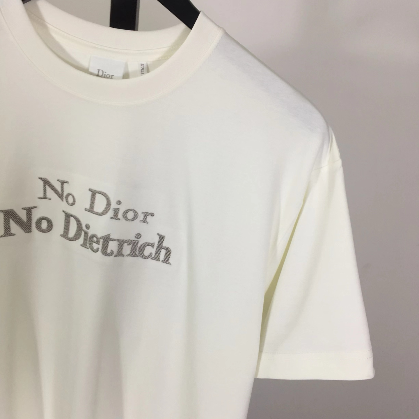 Dior T-shirt With Lettering  - DesignerGu