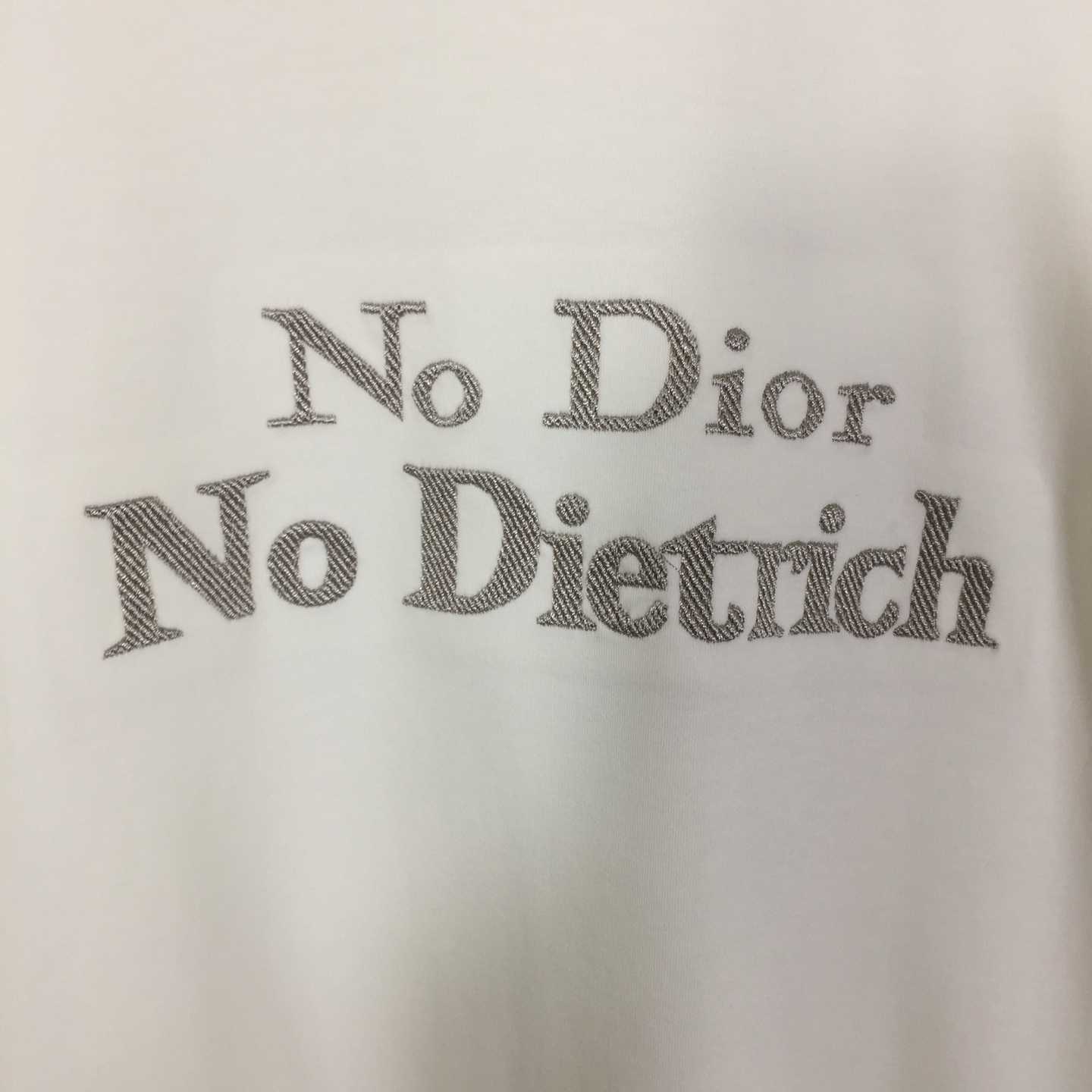 Dior T-shirt With Lettering  - DesignerGu