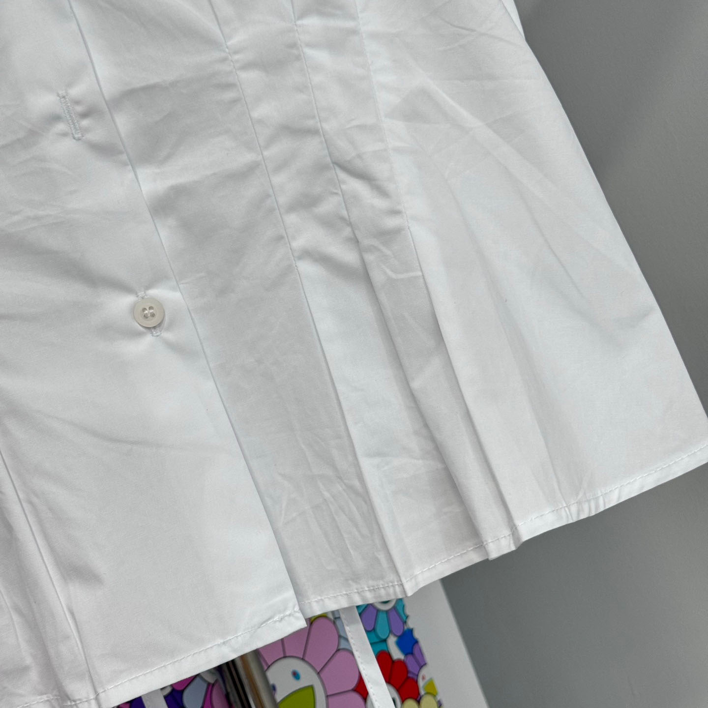 Prada Short-Sleeved Poplin Shirt - DesignerGu