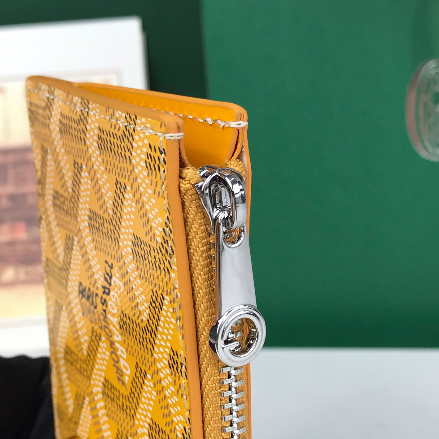 Goyard Bourbon Zipped Card Holder - DesignerGu