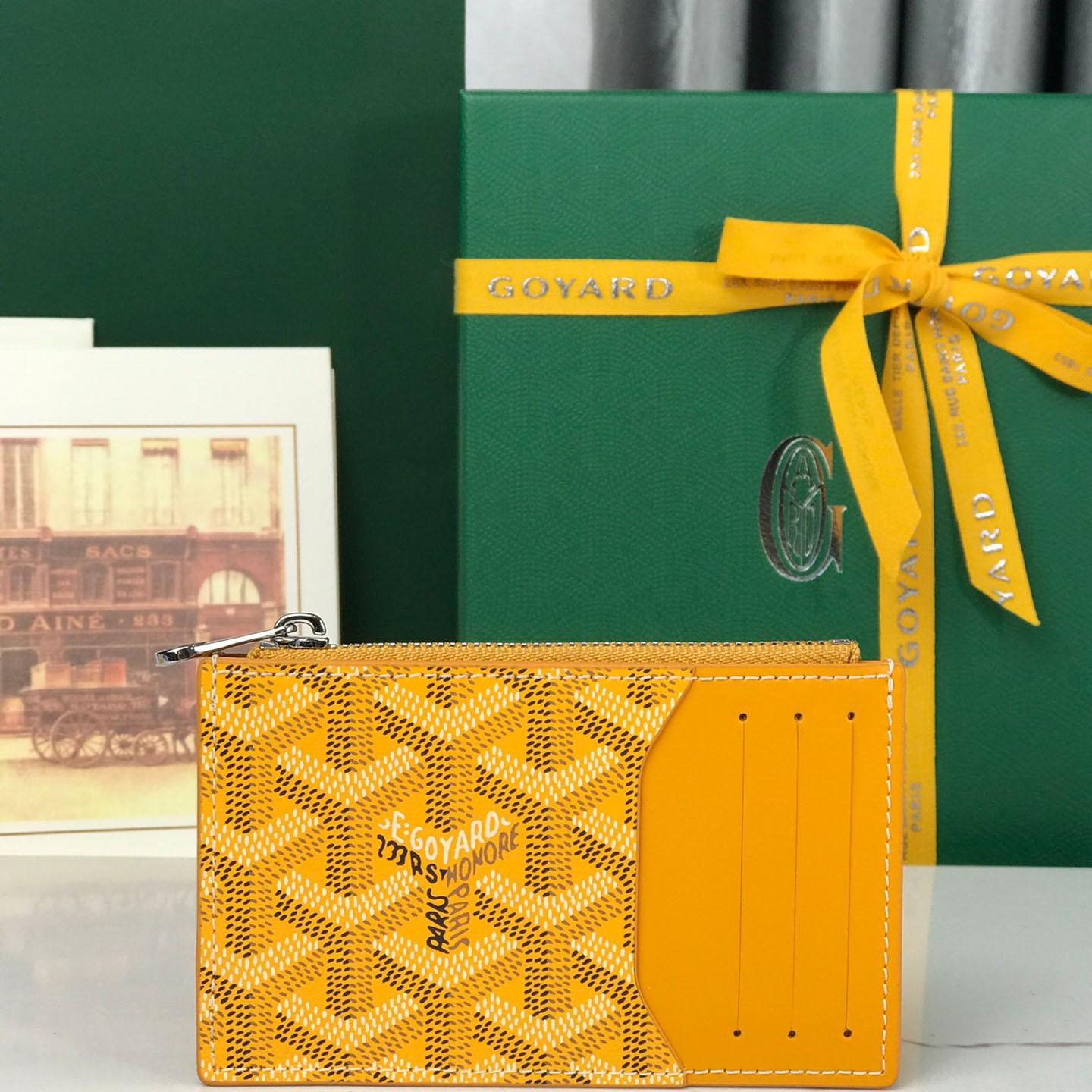 Goyard Bourbon Zipped Card Holder - DesignerGu