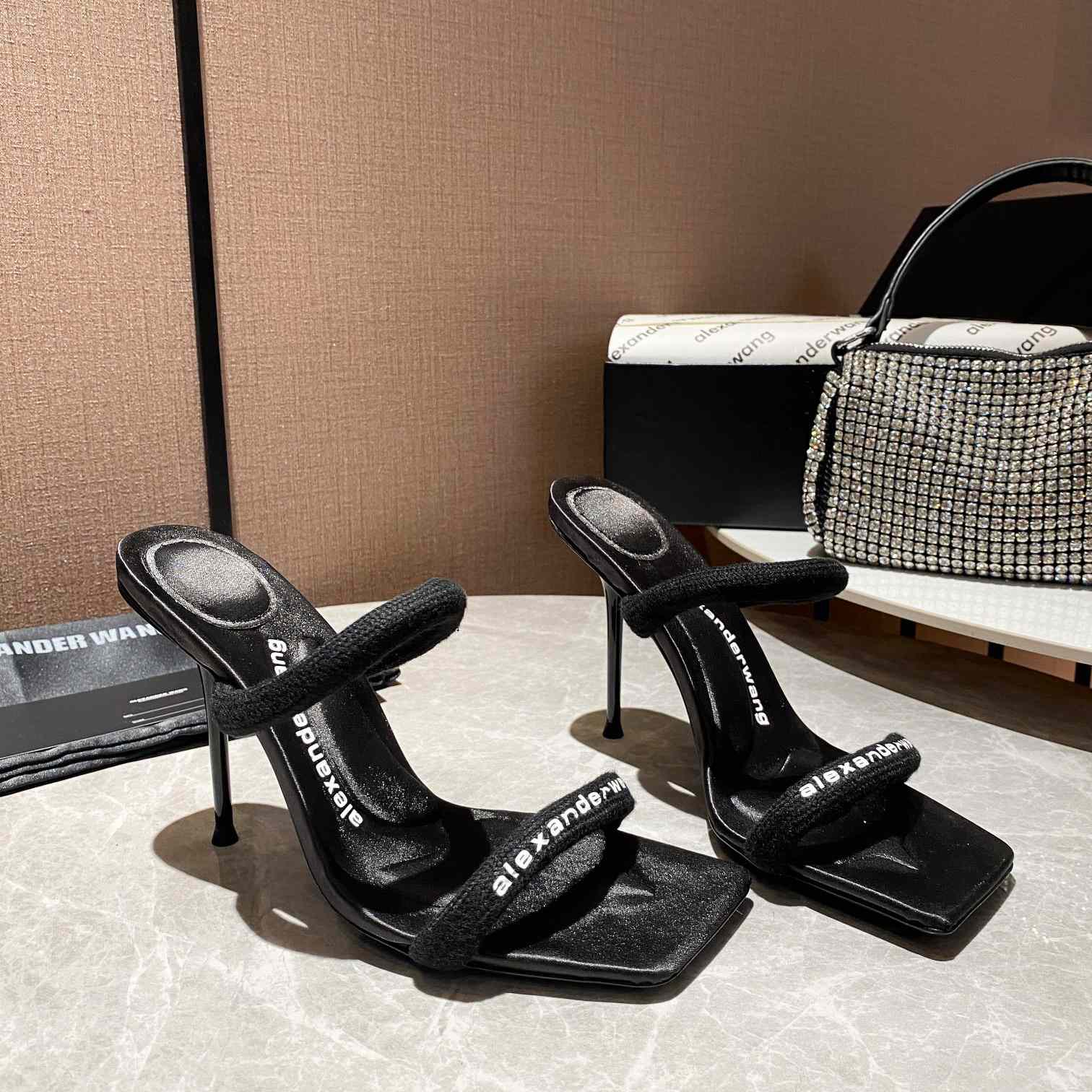 Alexander Wang  Julie 105mm Nylon Tubular Sandal - DesignerGu