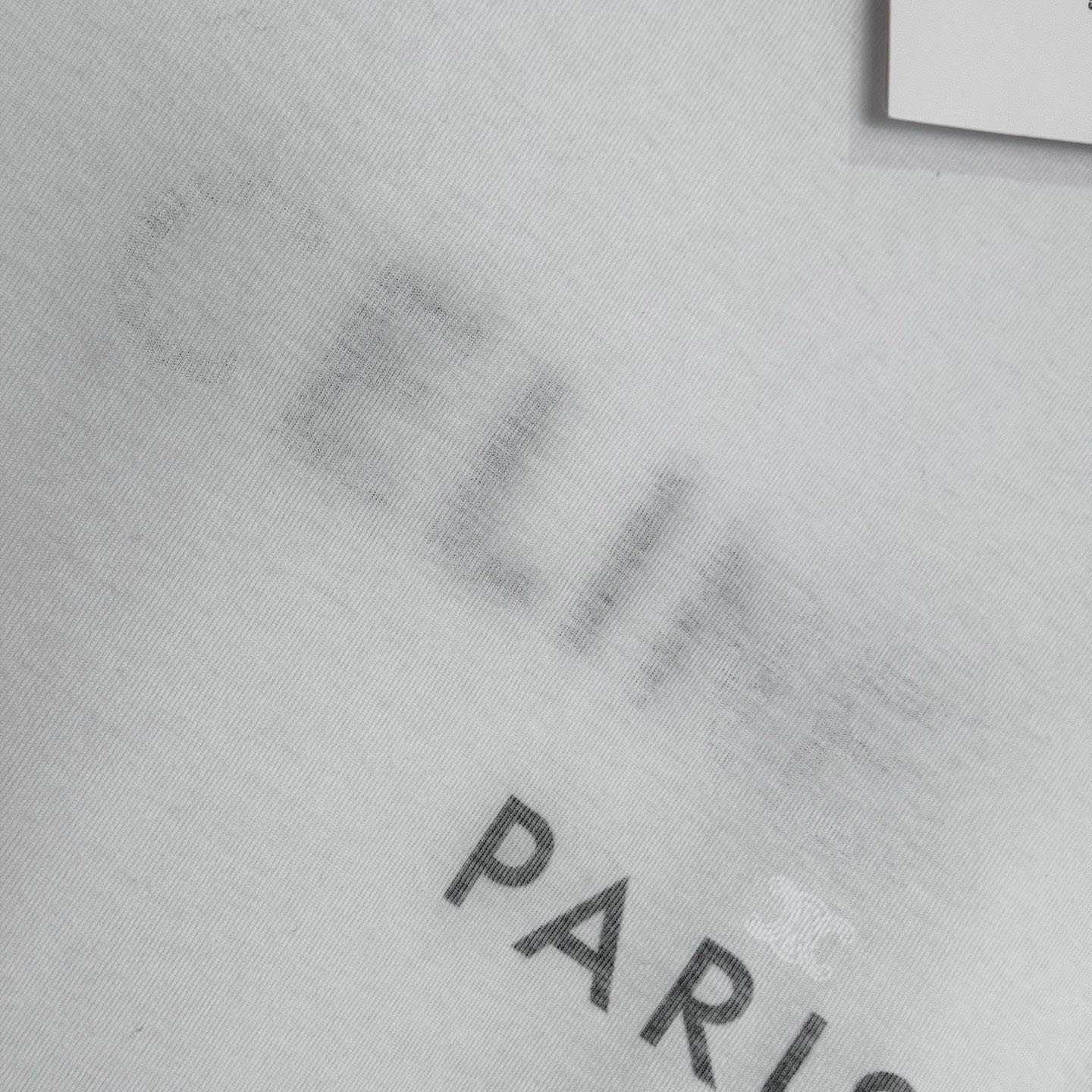 Celine  Double Layered T-shirt IN FINE COTTON JERSEY - DesignerGu