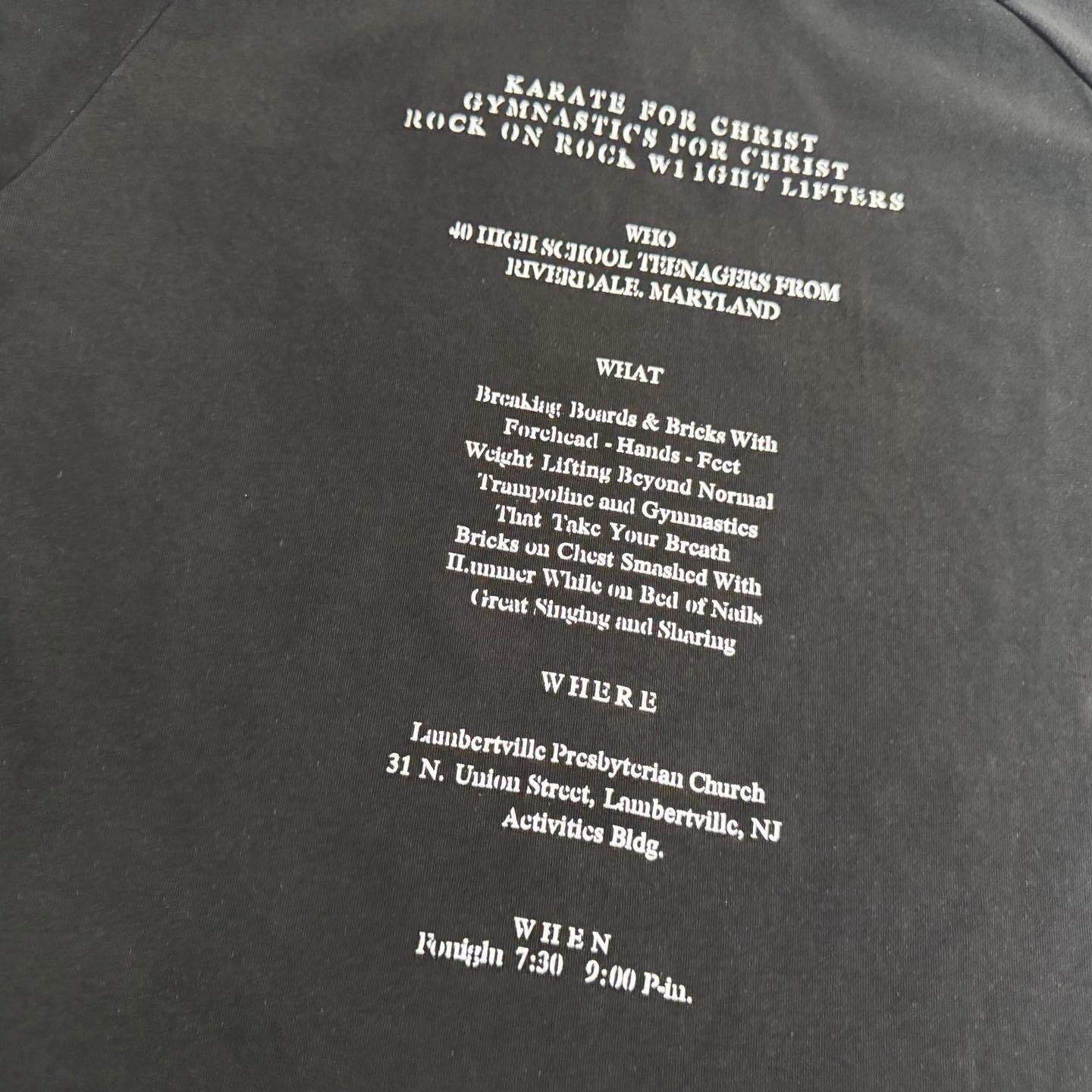 Enfants Riches Déprimés Karate For Jesus Raglan T-Shirt - DesignerGu