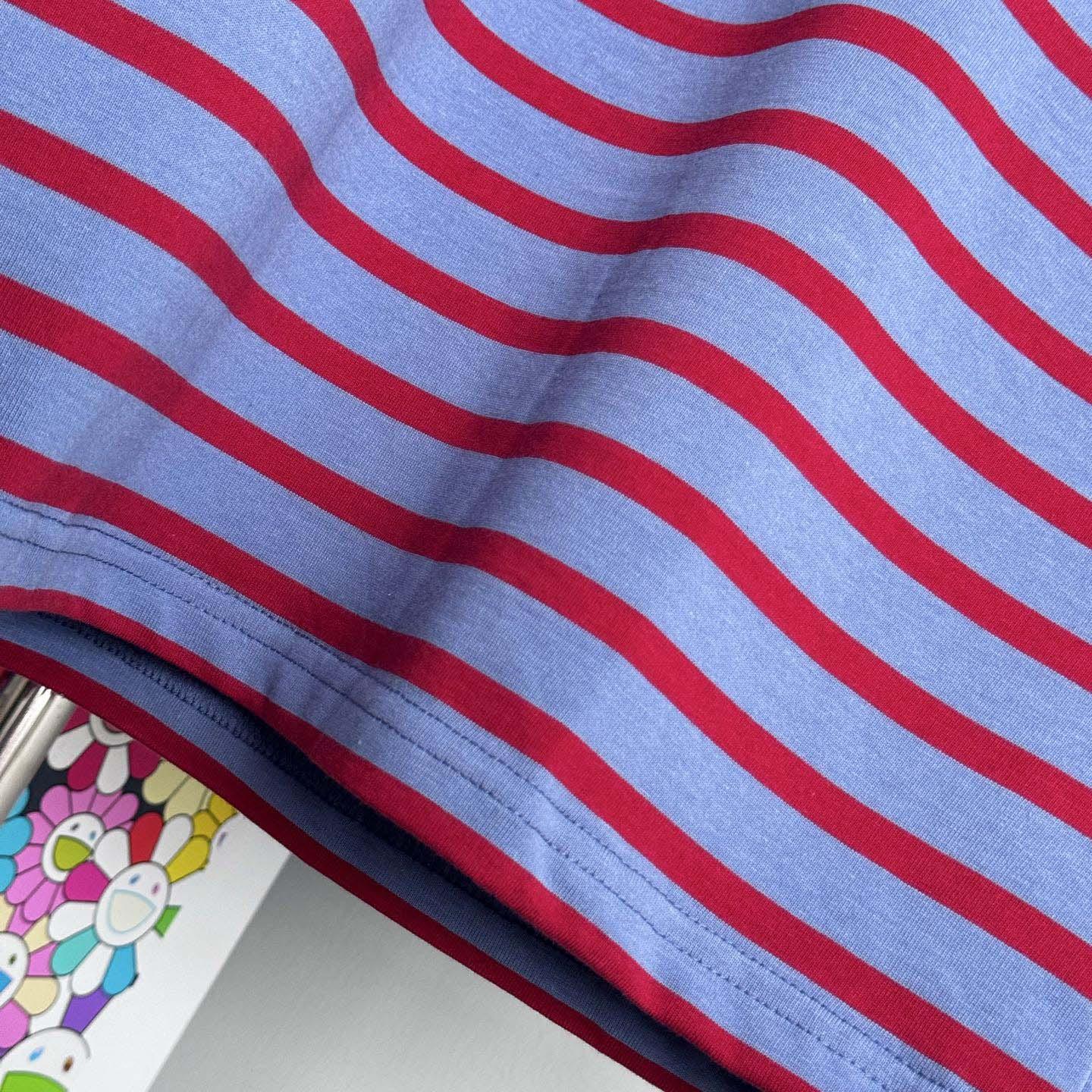 Prada Oversized Striped Jersey T-shirt - DesignerGu