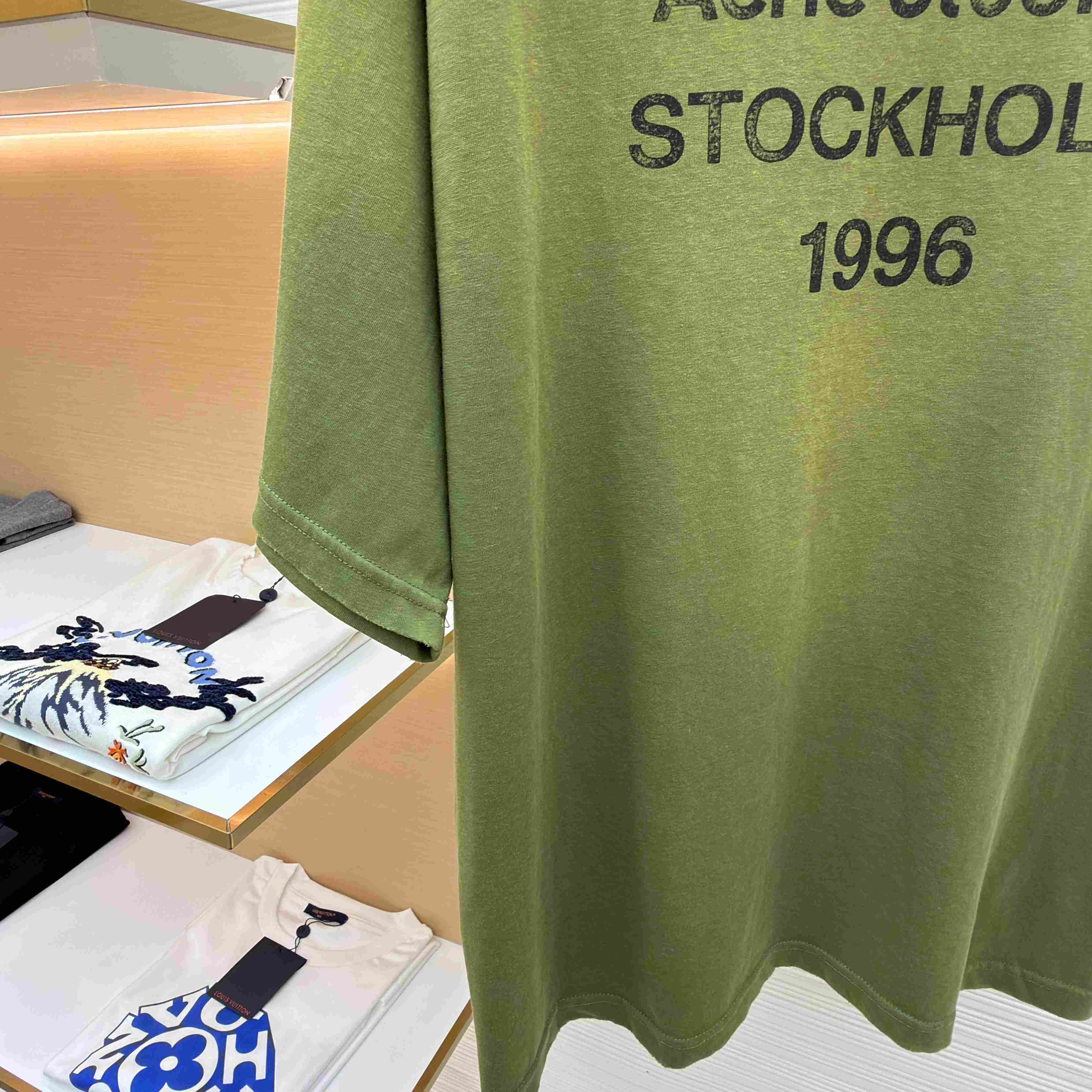 Acne Studios  Logo Tshirt - Relaxed Fit - DesignerGu