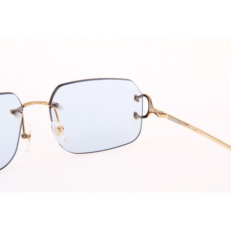 Cartier CT 4193833 Sunglasses In Gold Blue - DesignerGu