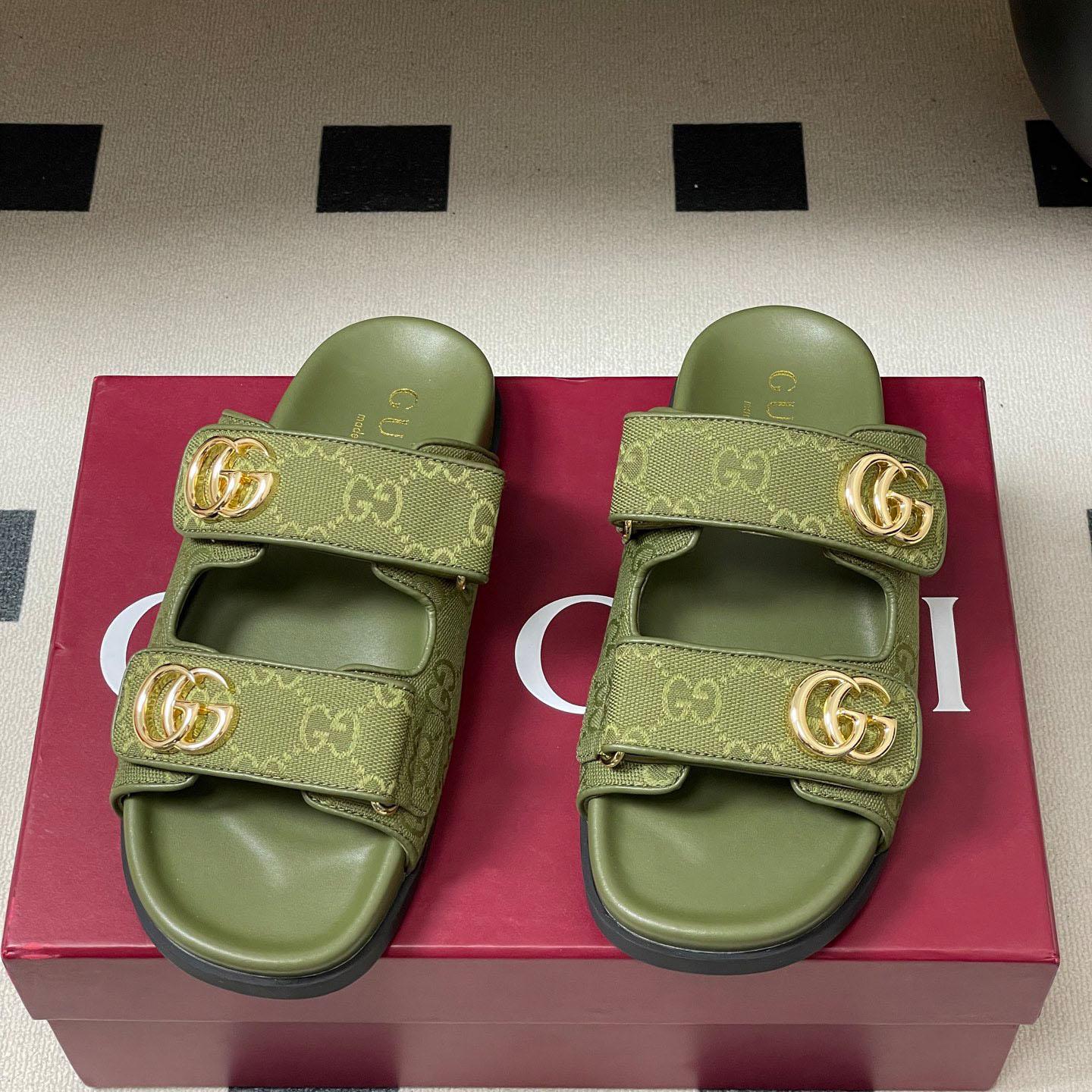 Gucci Sandal With Double G - DesignerGu