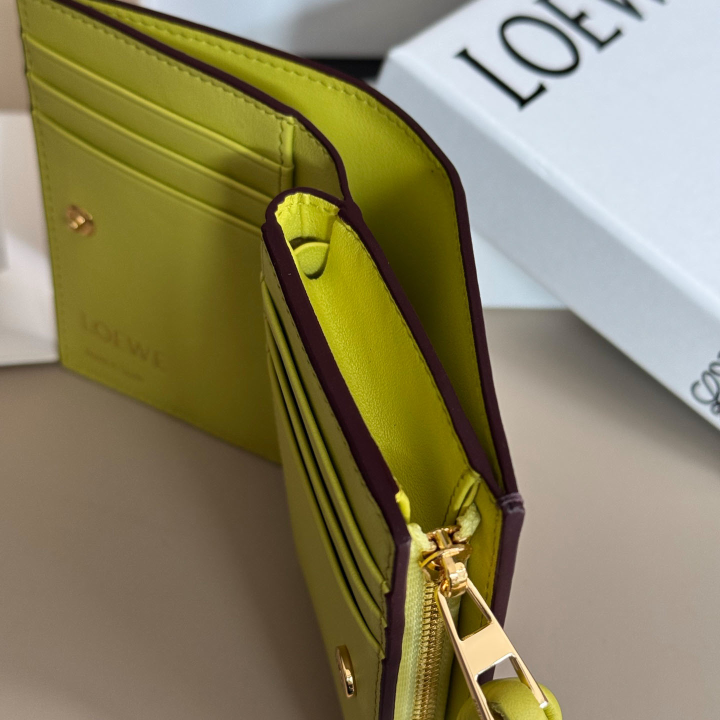 Loewe Knot Compact Wallet - DesignerGu