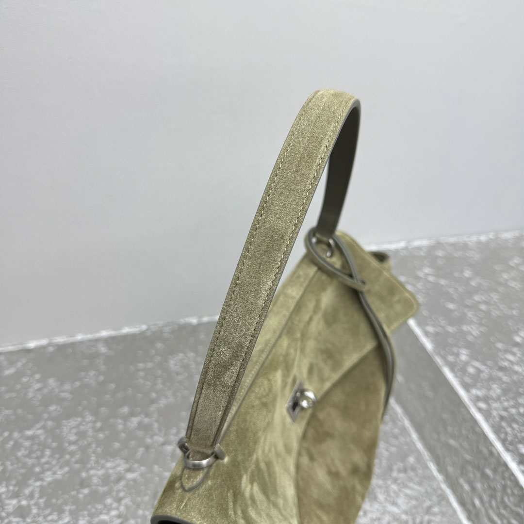Balenciaga  Rodeo Handbag Medium In Khaki - DesignerGu