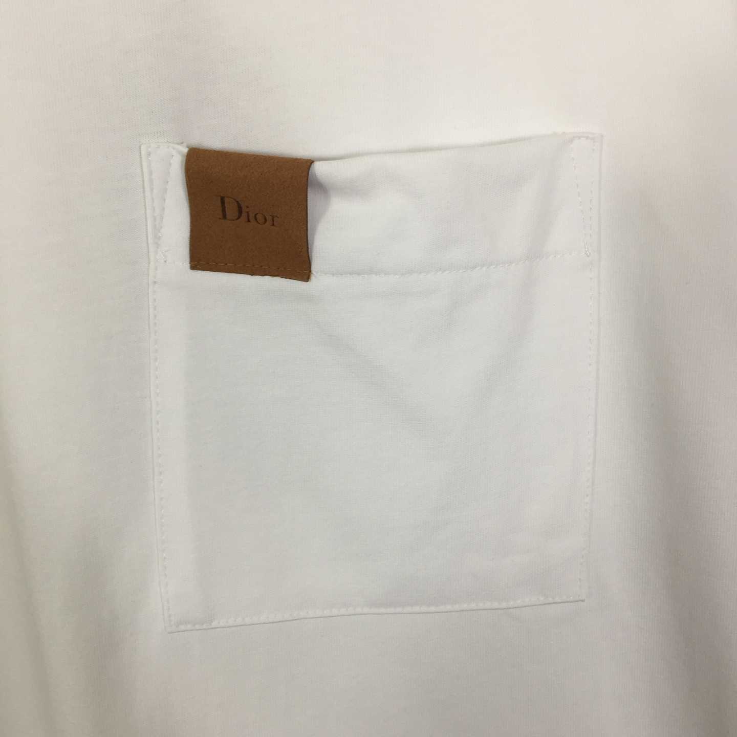 Dior T-Shirt With Pocket, Relaxed Fit   - DesignerGu