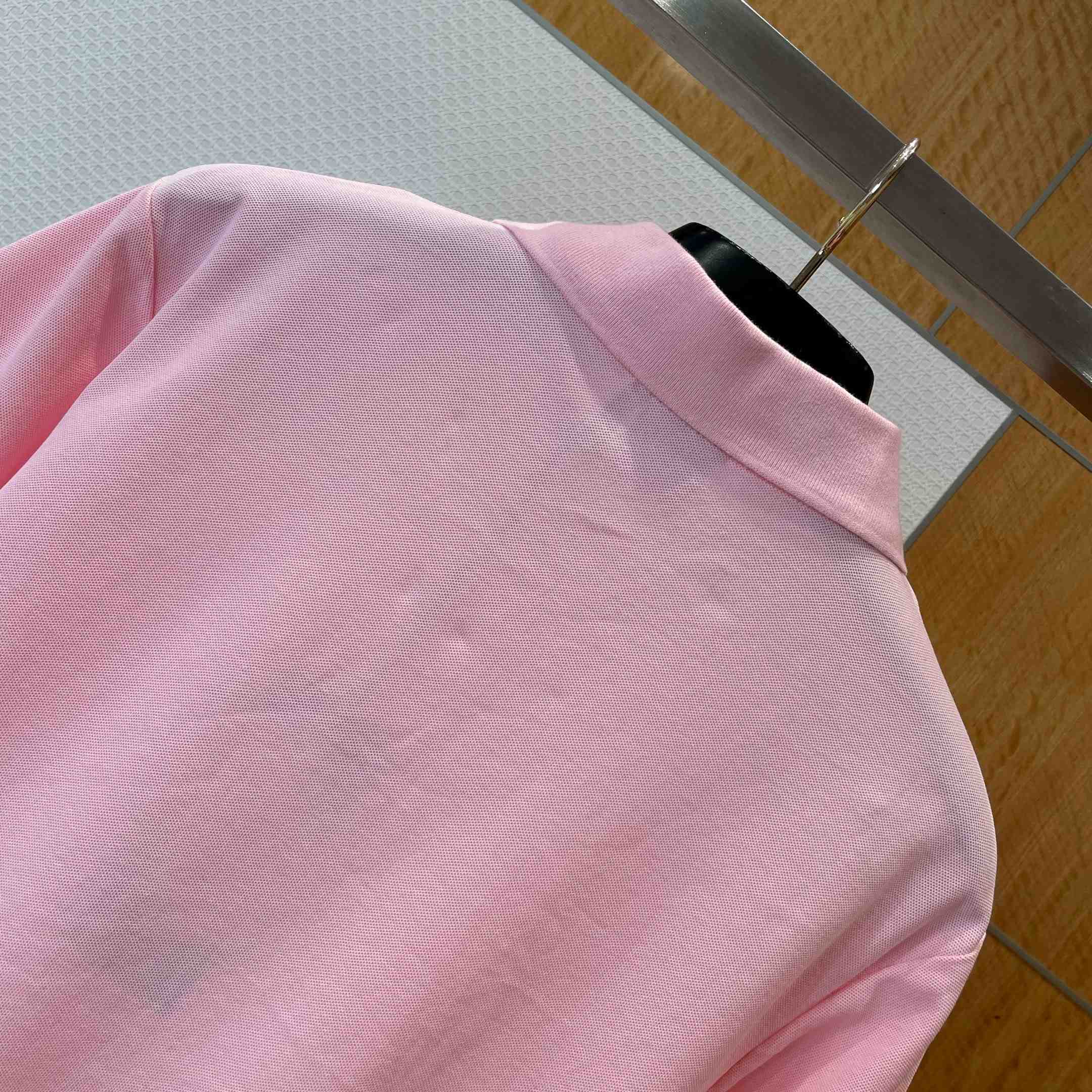 Dior Polo Shirt Lilac Cotton Piqué - DesignerGu