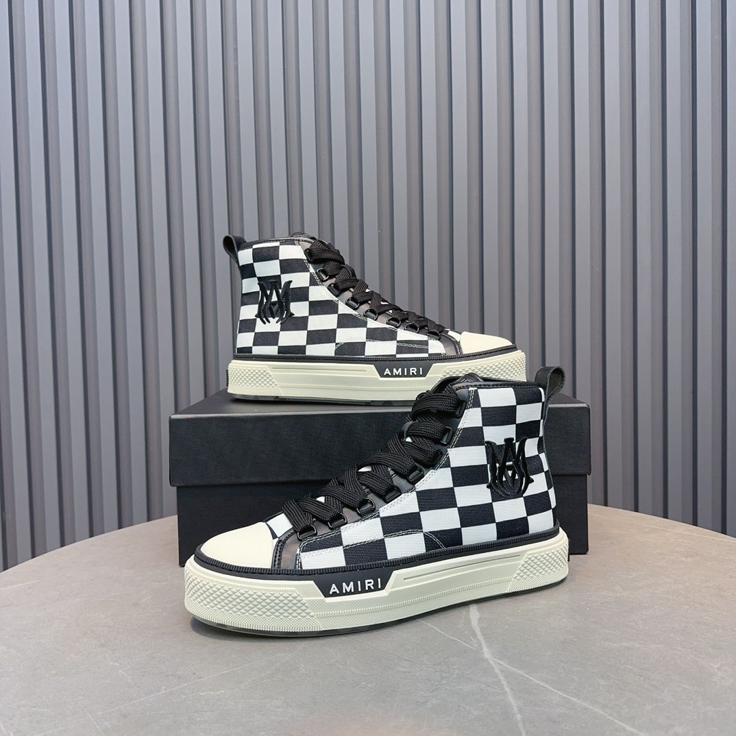 Amiri Court High 'Checkerboard' - DesignerGu