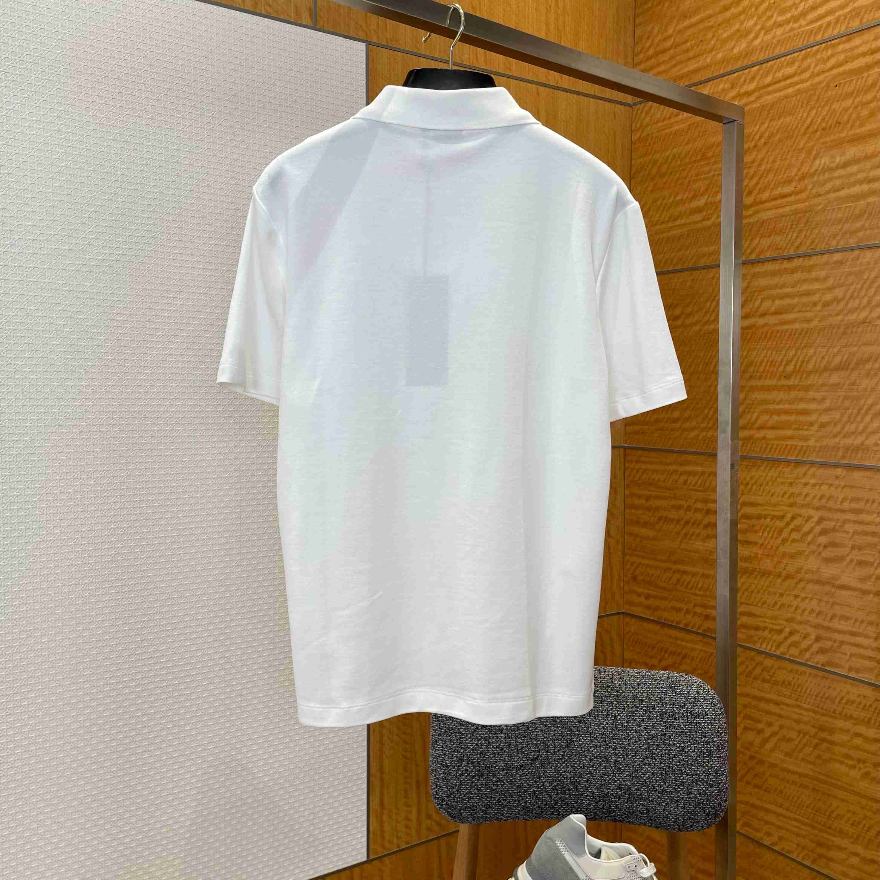Dior Polo Shirt White Cotton Piqué - DesignerGu