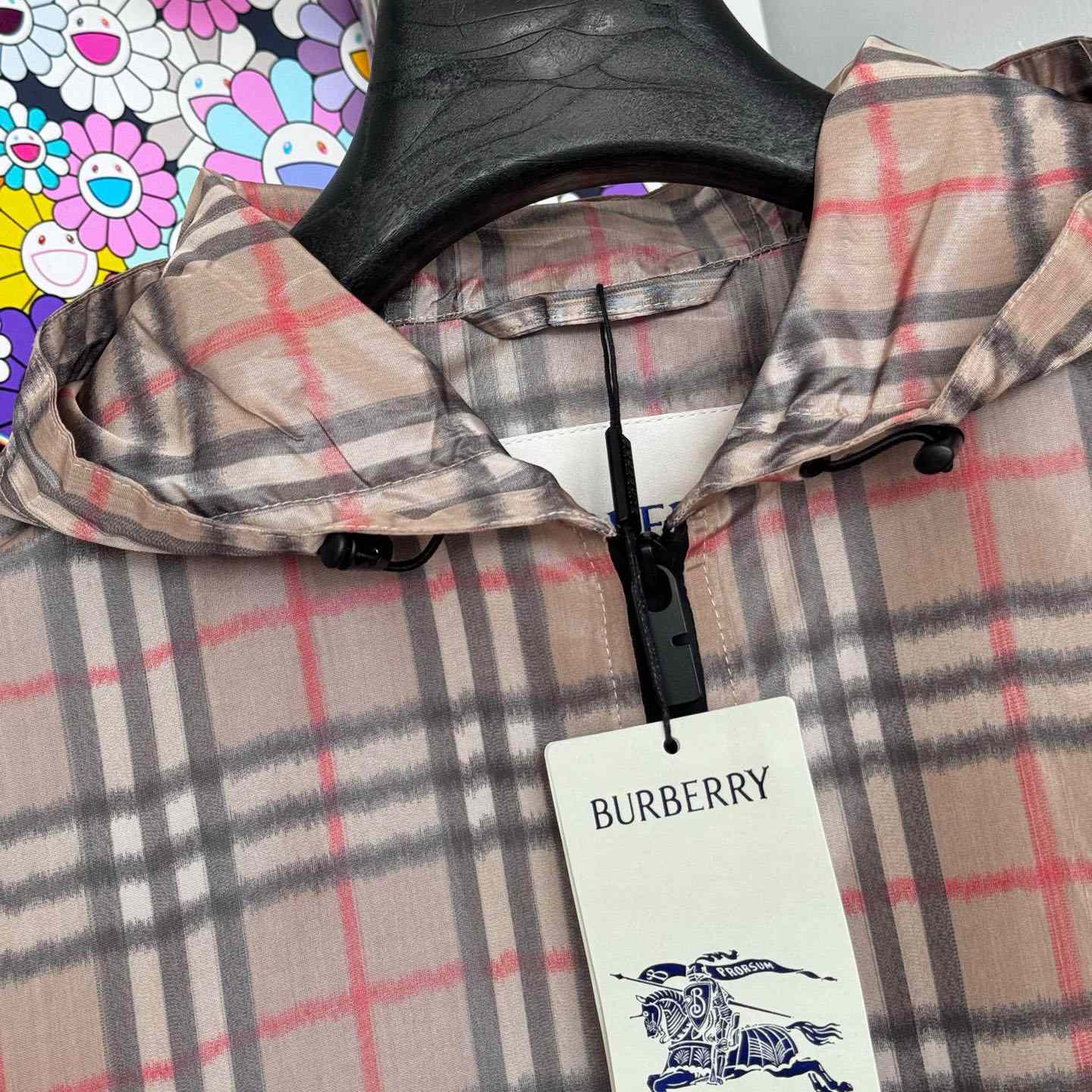 Burberry Gradient Check Hooded Jacket - DesignerGu