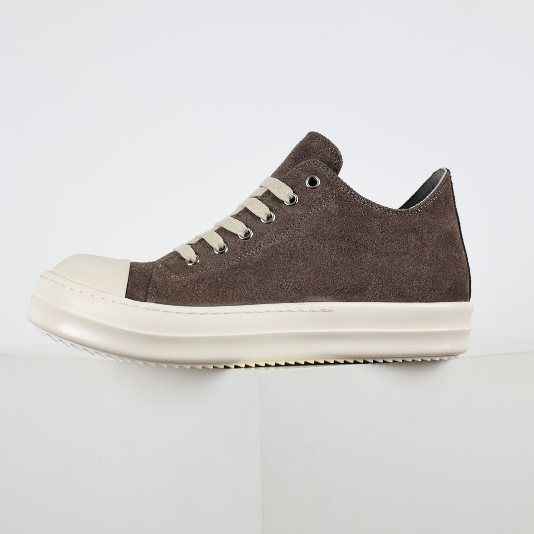 Rick Owens Ramones Suede Sneakers - DesignerGu