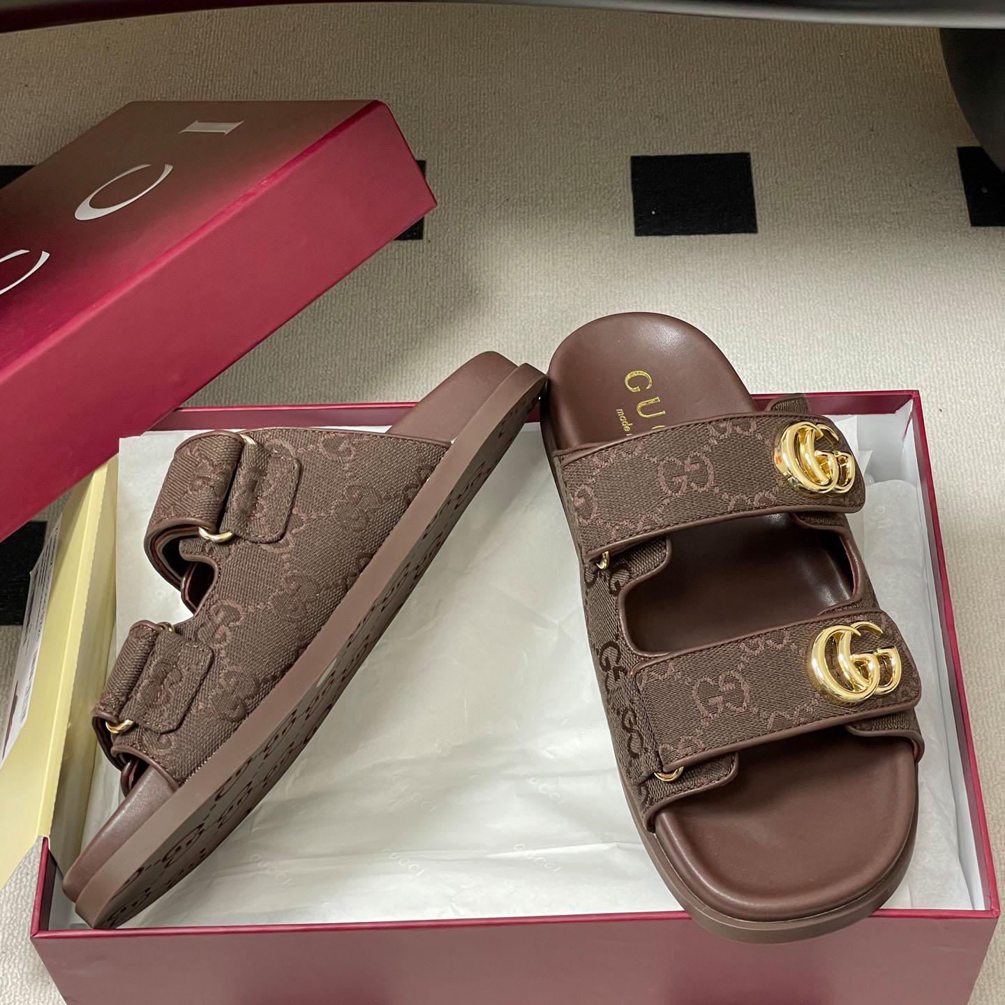 Gucci Sandal With Double G - DesignerGu