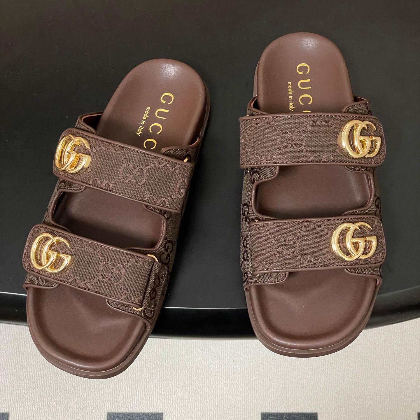 Gucci Sandal With Double G - DesignerGu