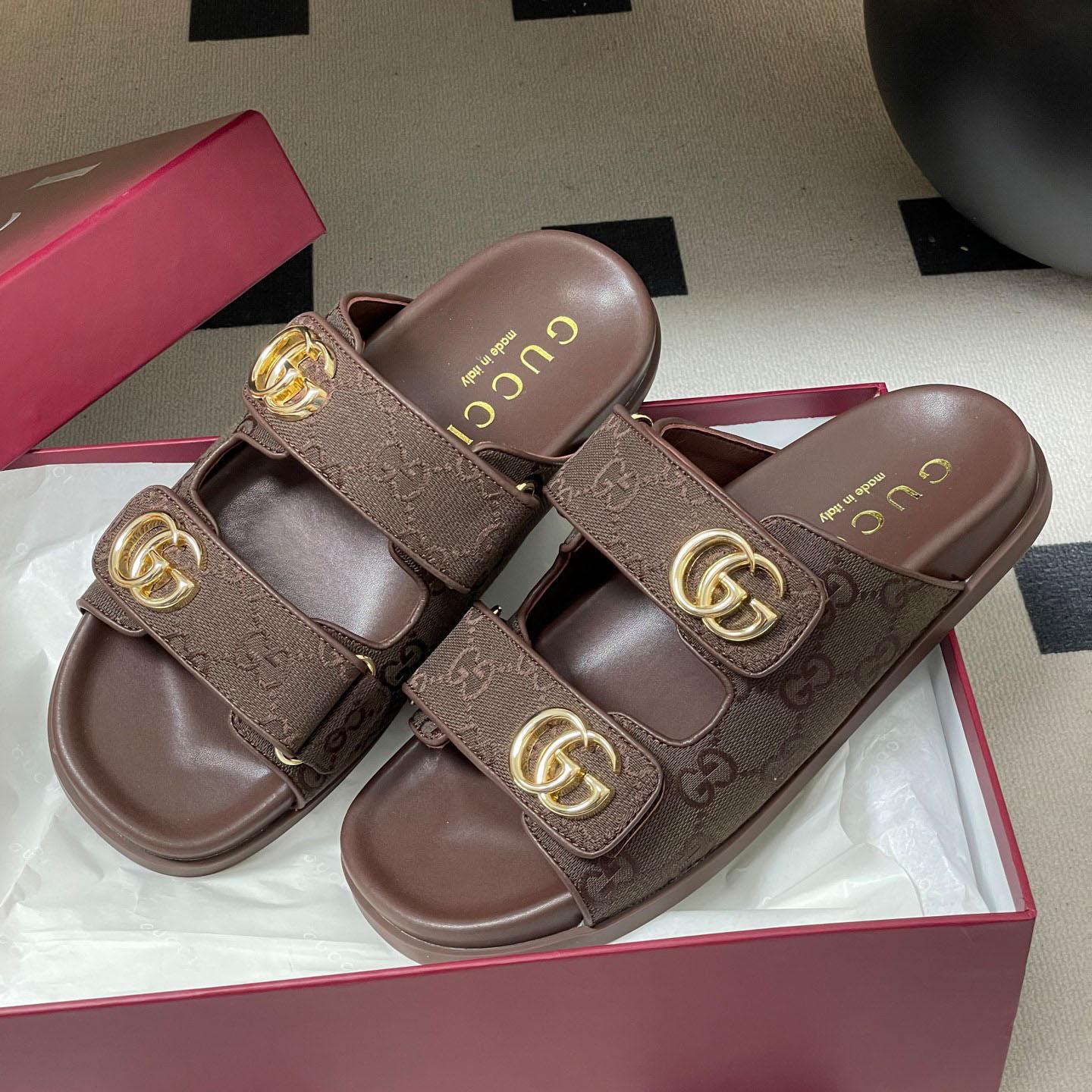 Gucci Sandal With Double G - DesignerGu