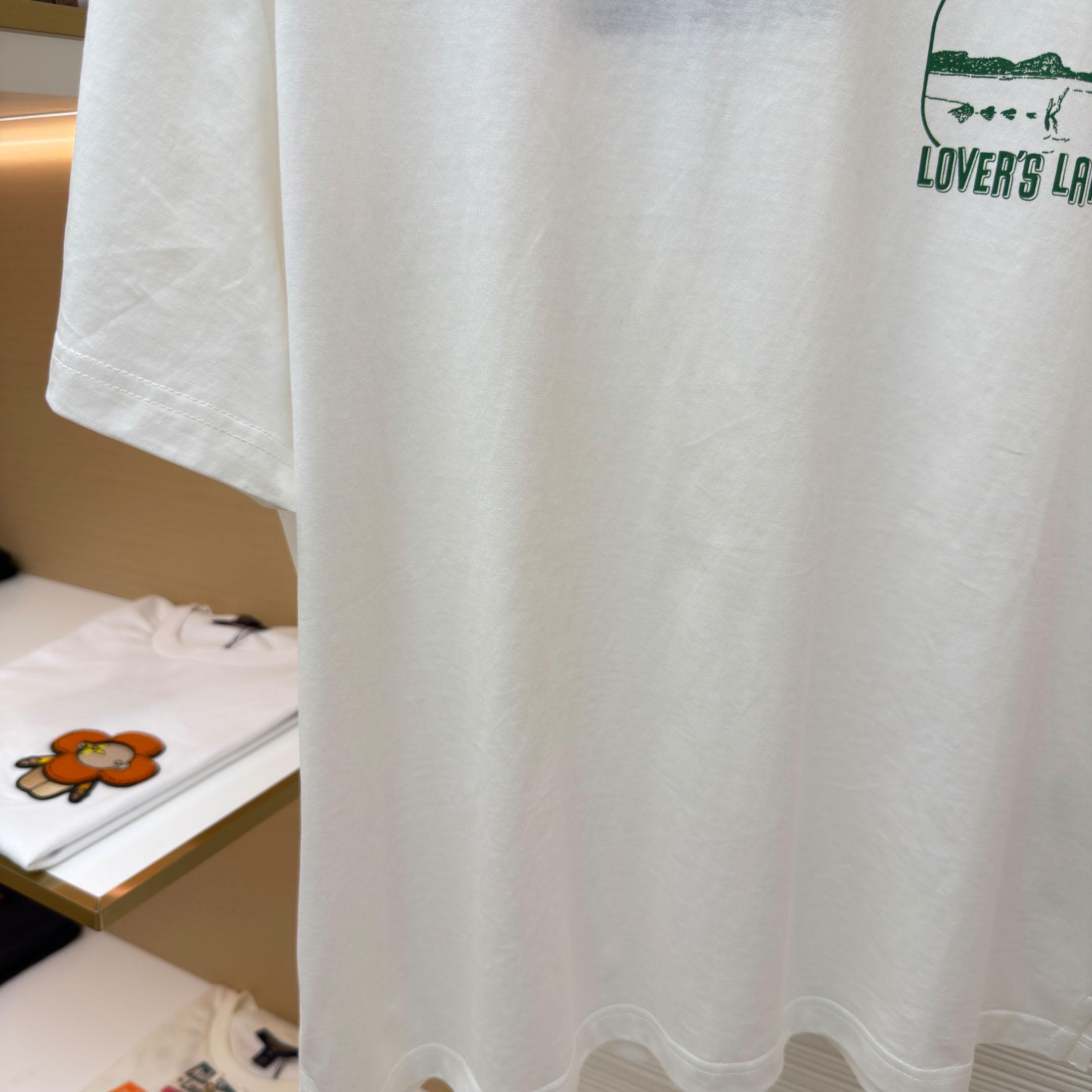 Prada Printed Cotton T-shirt - DesignerGu