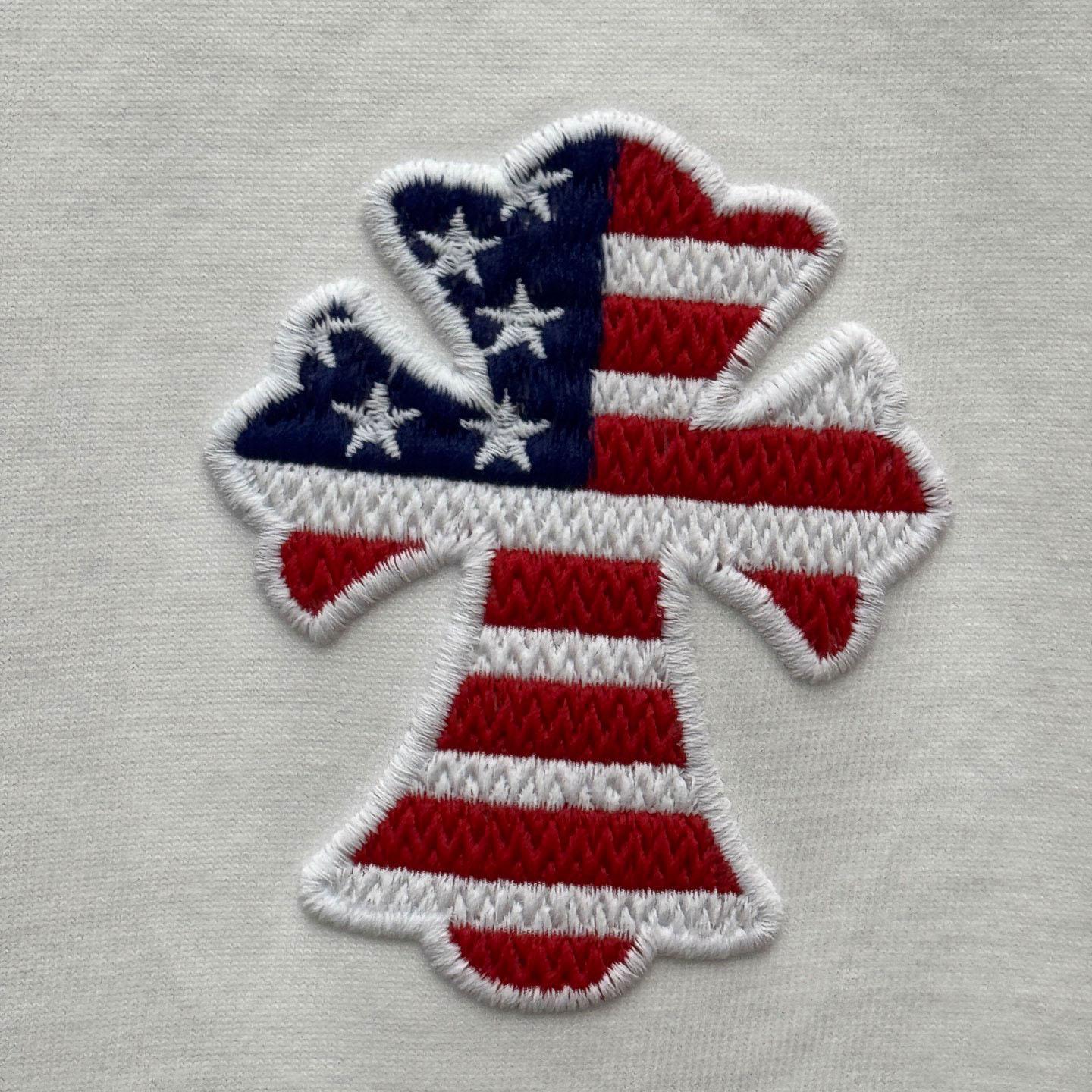 Chrome Hearts Style Cross Graphic Tee 'White' - DesignerGu