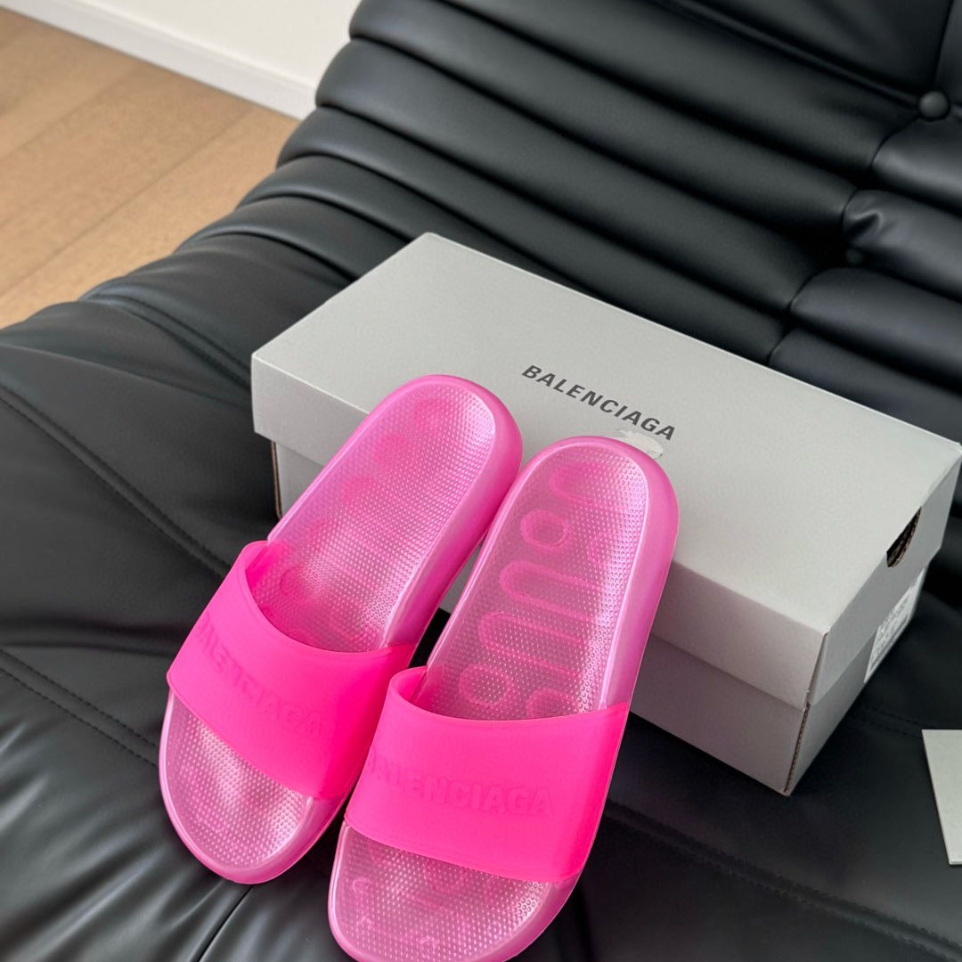 Balenciaga Pool Transparent Slide Sandal - DesignerGu